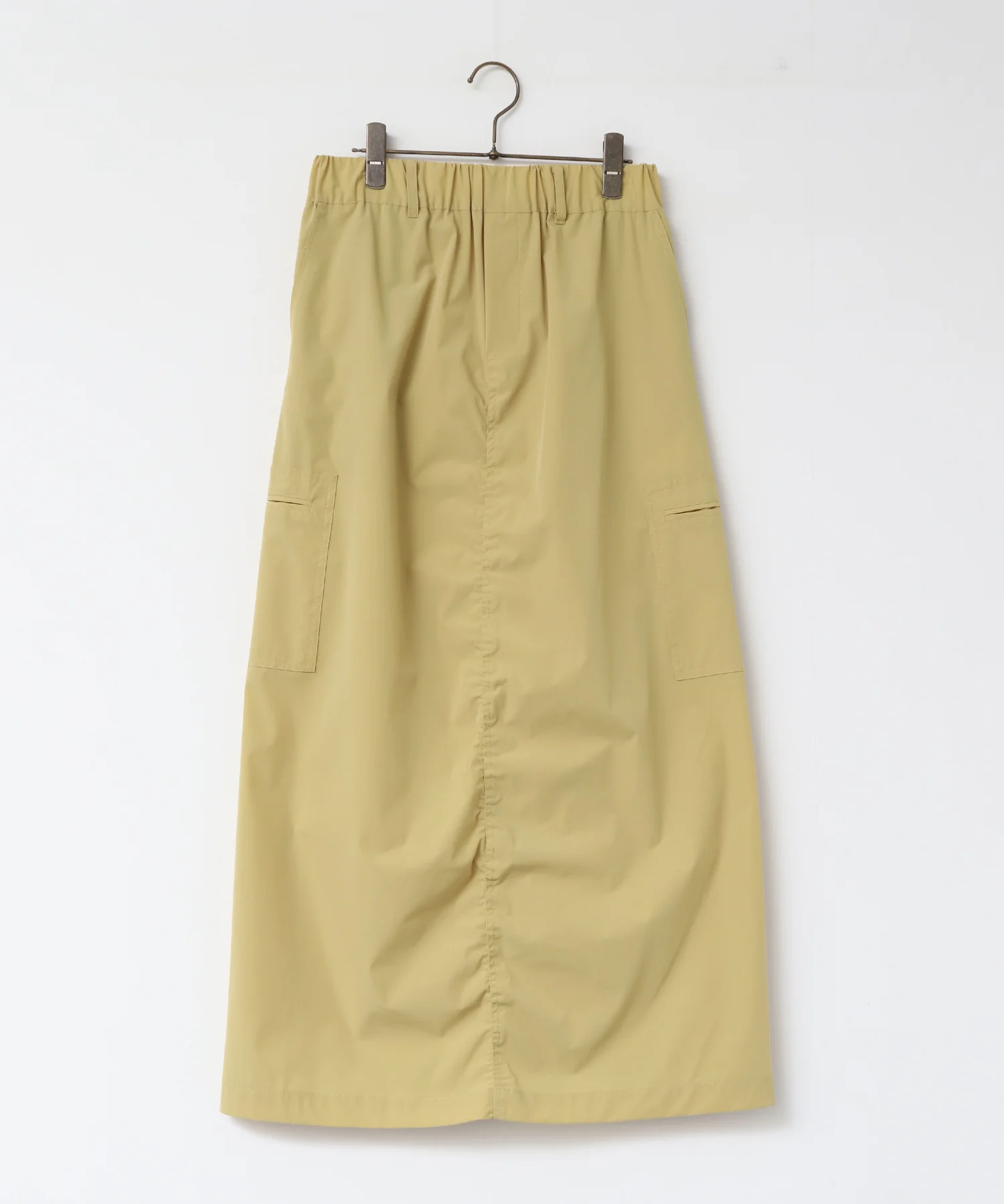 【接触冷感】シャーリング カーゴスカート