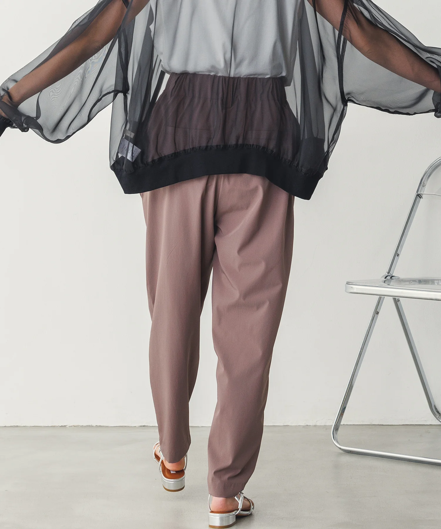 【新色追加】接触冷感テーパードパンツ