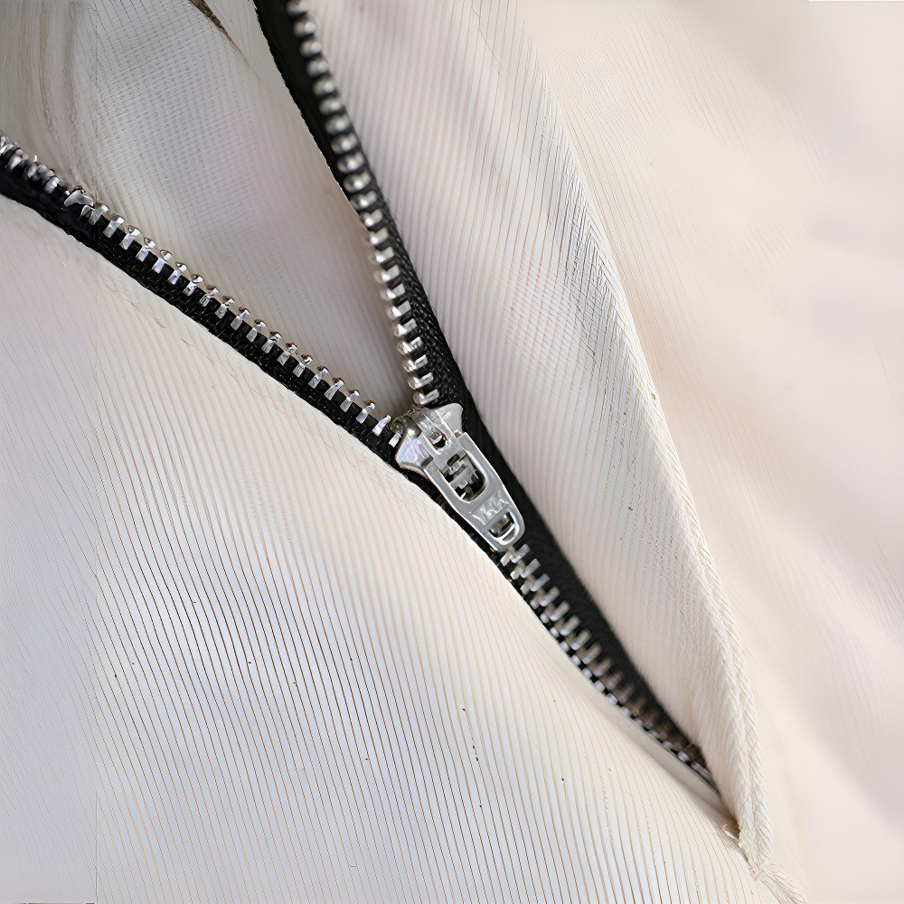 コットンシェル生成り│赤耳ホワイトデニムパンツ