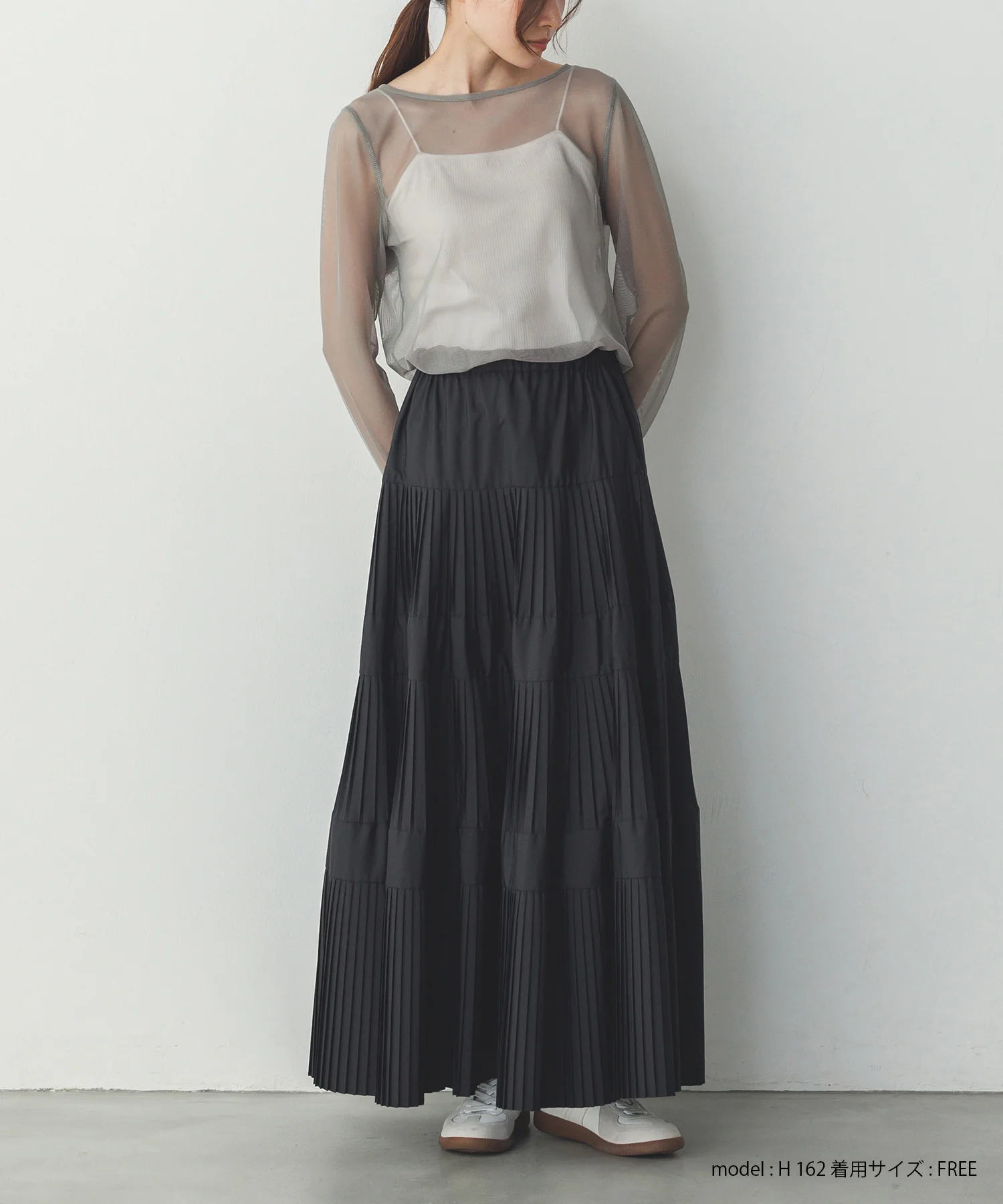 【WEB限定/別注】リバーシブルパワーネット クルーネックシアートップス