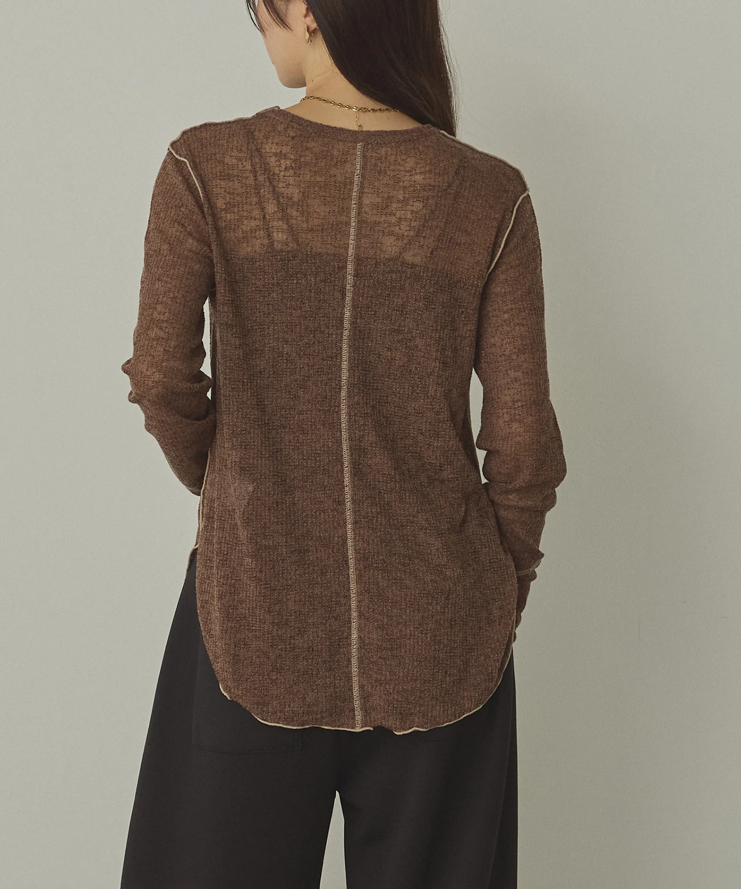 【新色追加】配色メロウ シアートップス