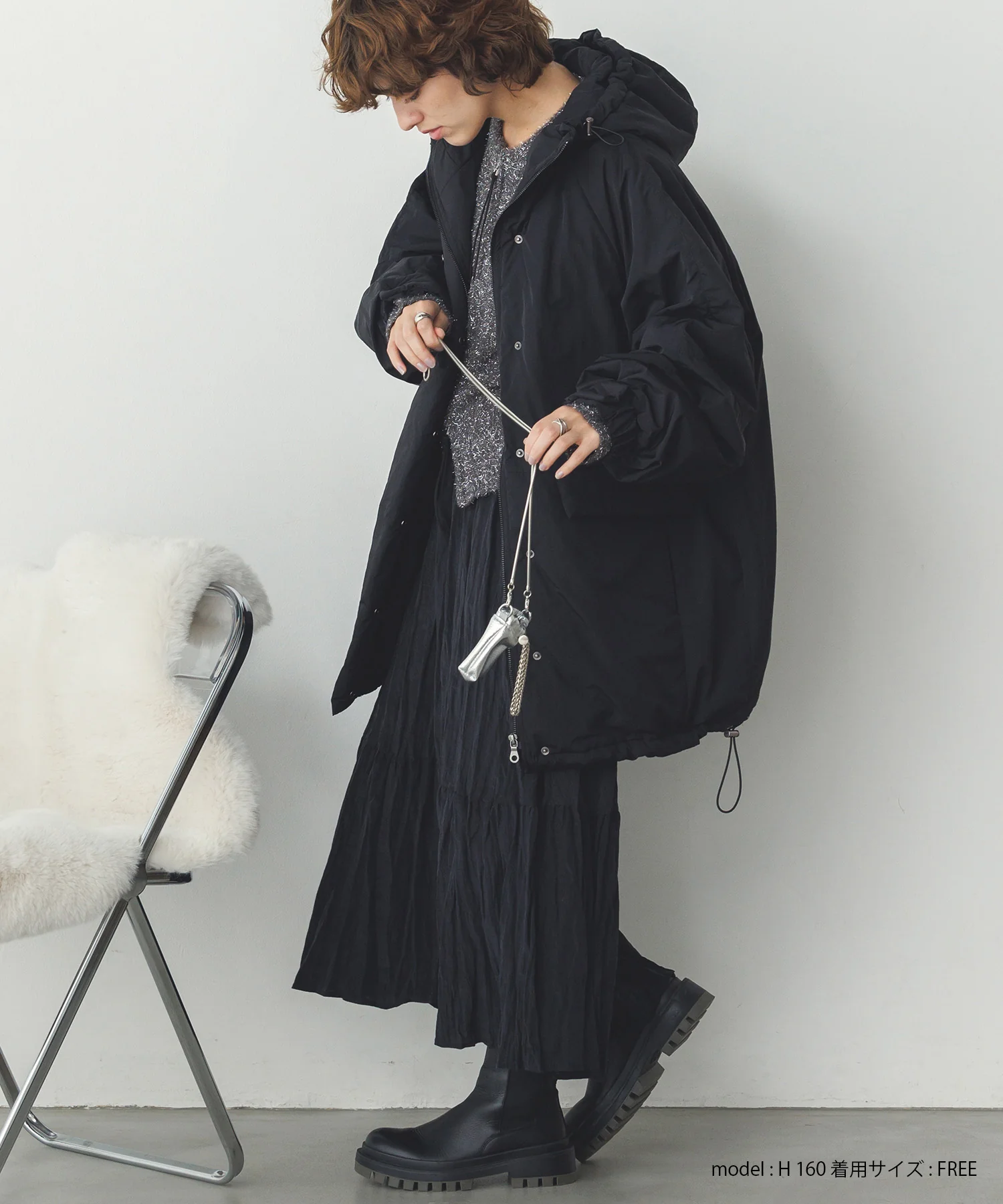 中綿ミディアム フードコート