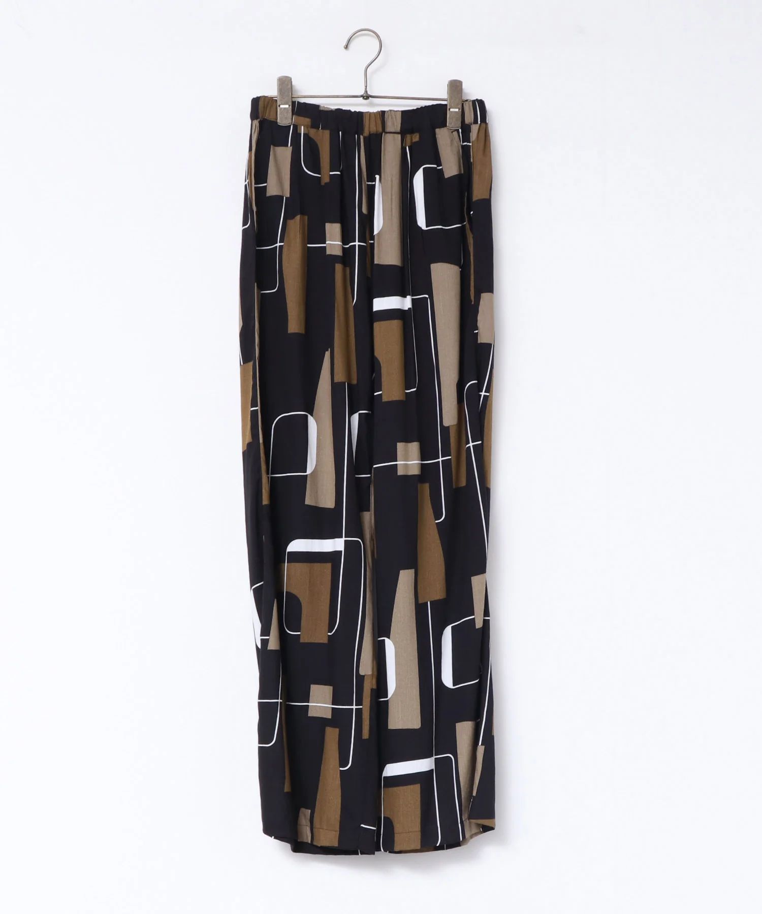 レーヨン スラブプリント イージーパンツ