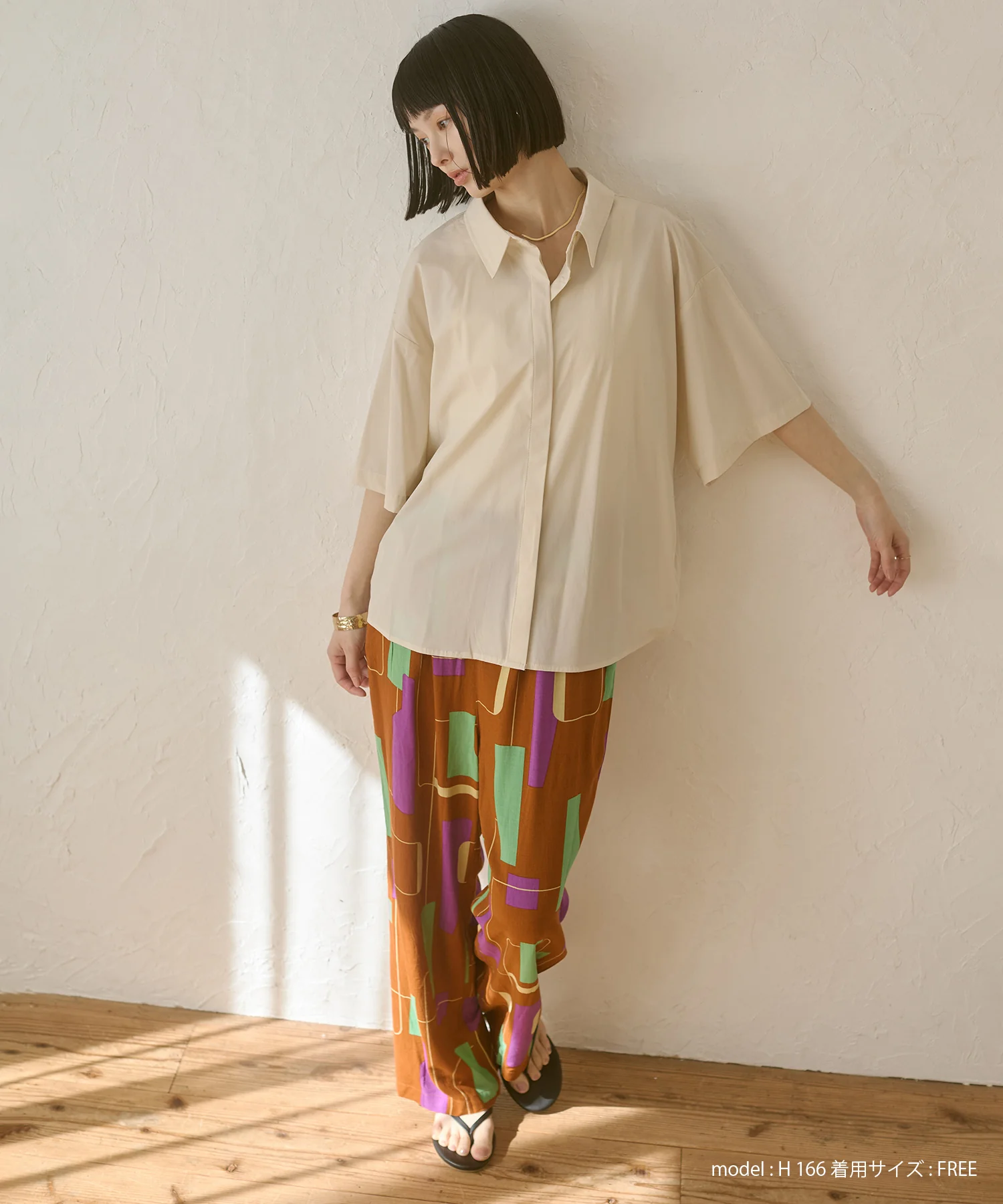 【新色追加】【接触冷感】 バックタックシャツ