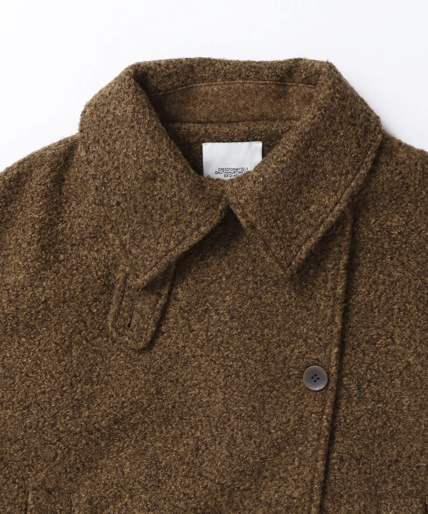 くるくるブークレ ミディアムコート