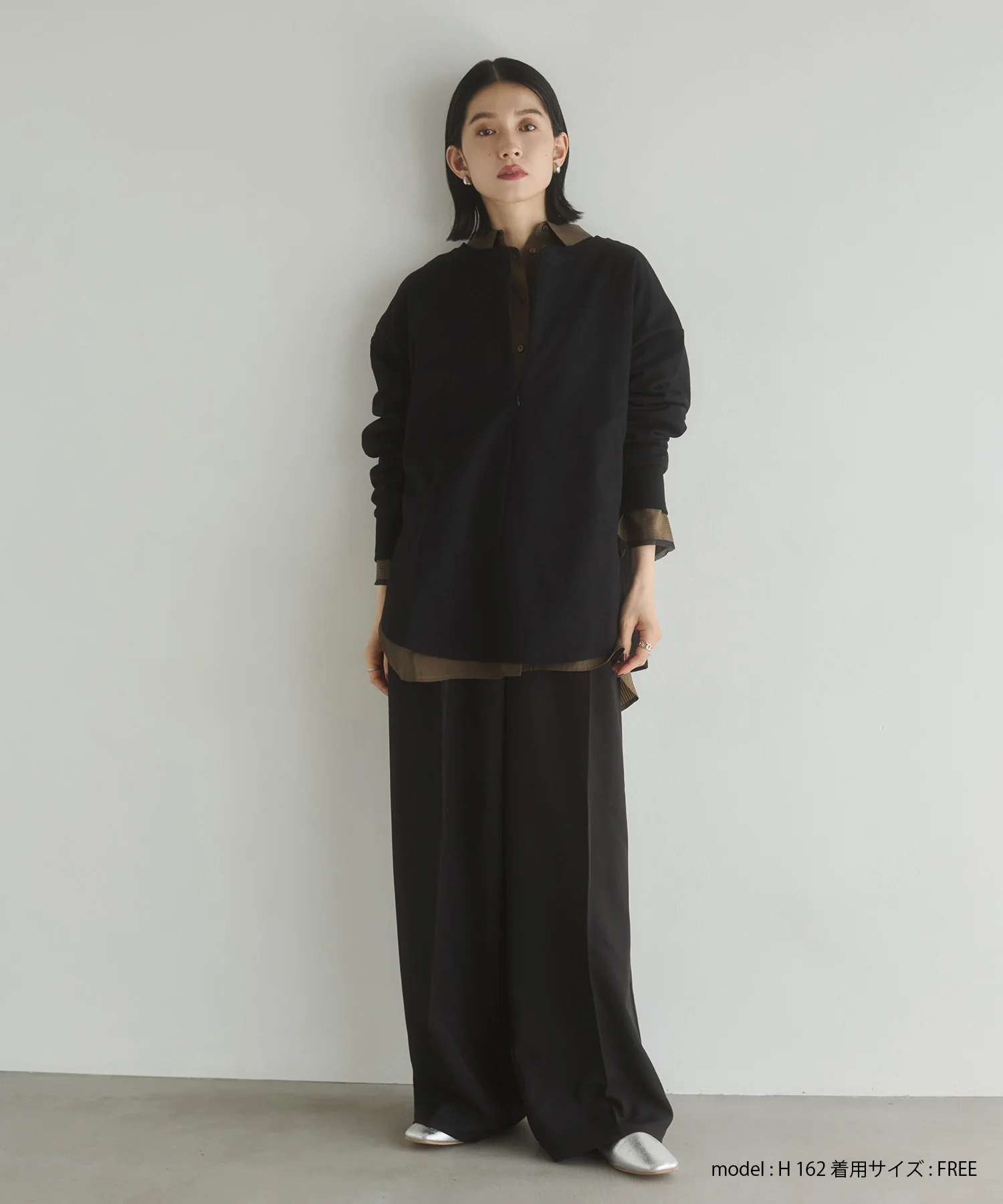 【WEB限定/別注】2WAY ハーフジップスウェット