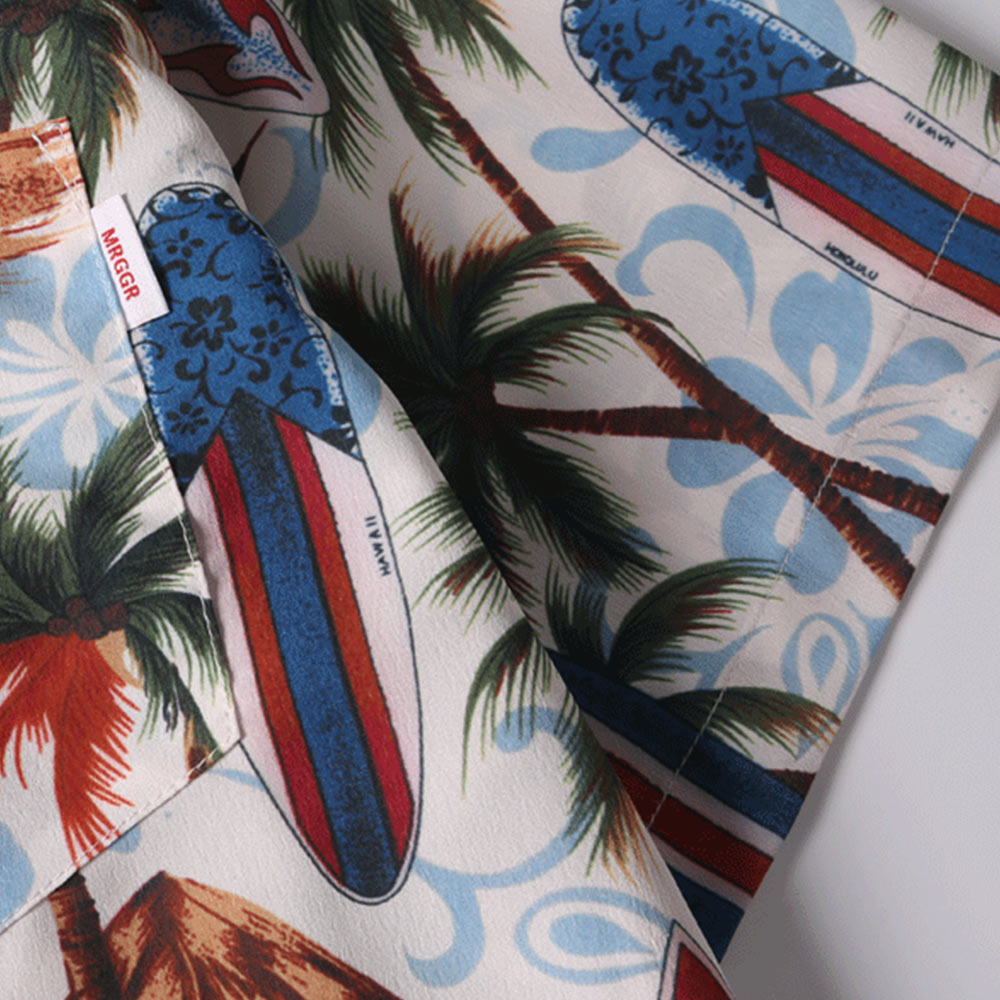 トロピカル総柄アロハシャツ