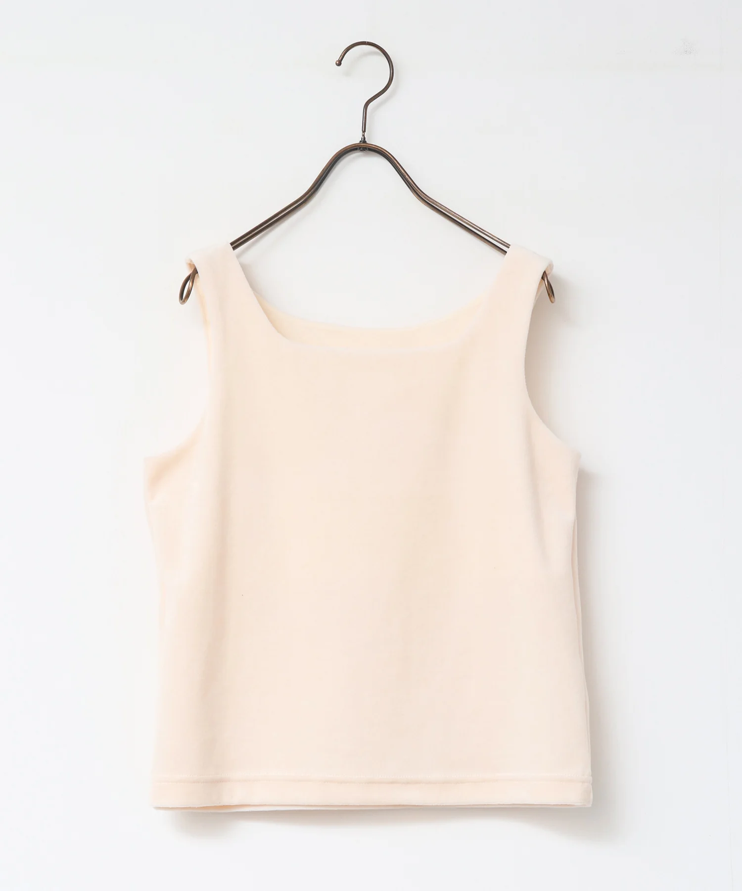 前後2WAY ベロア スクエアタンク