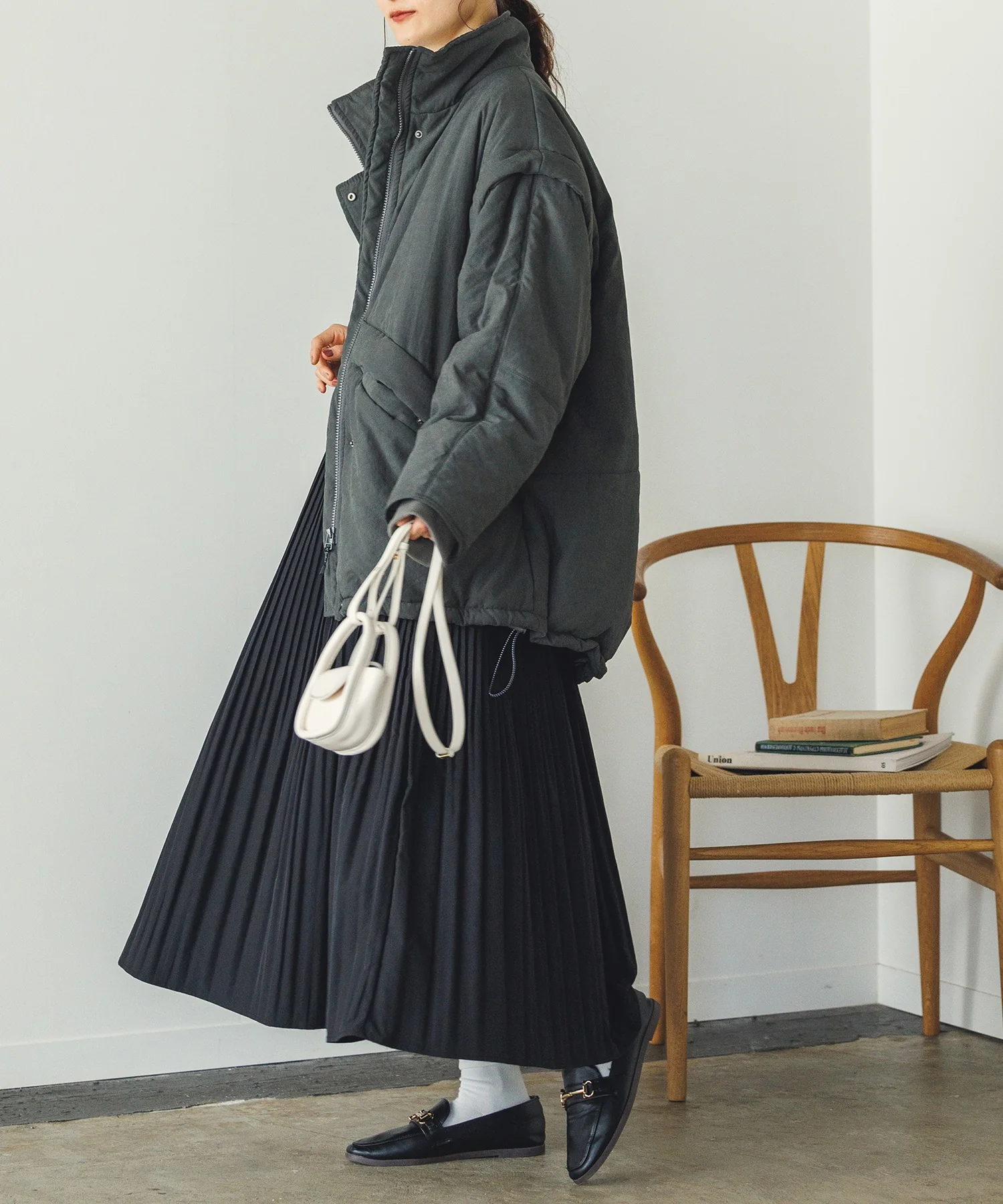 袖取り外しモッズコート