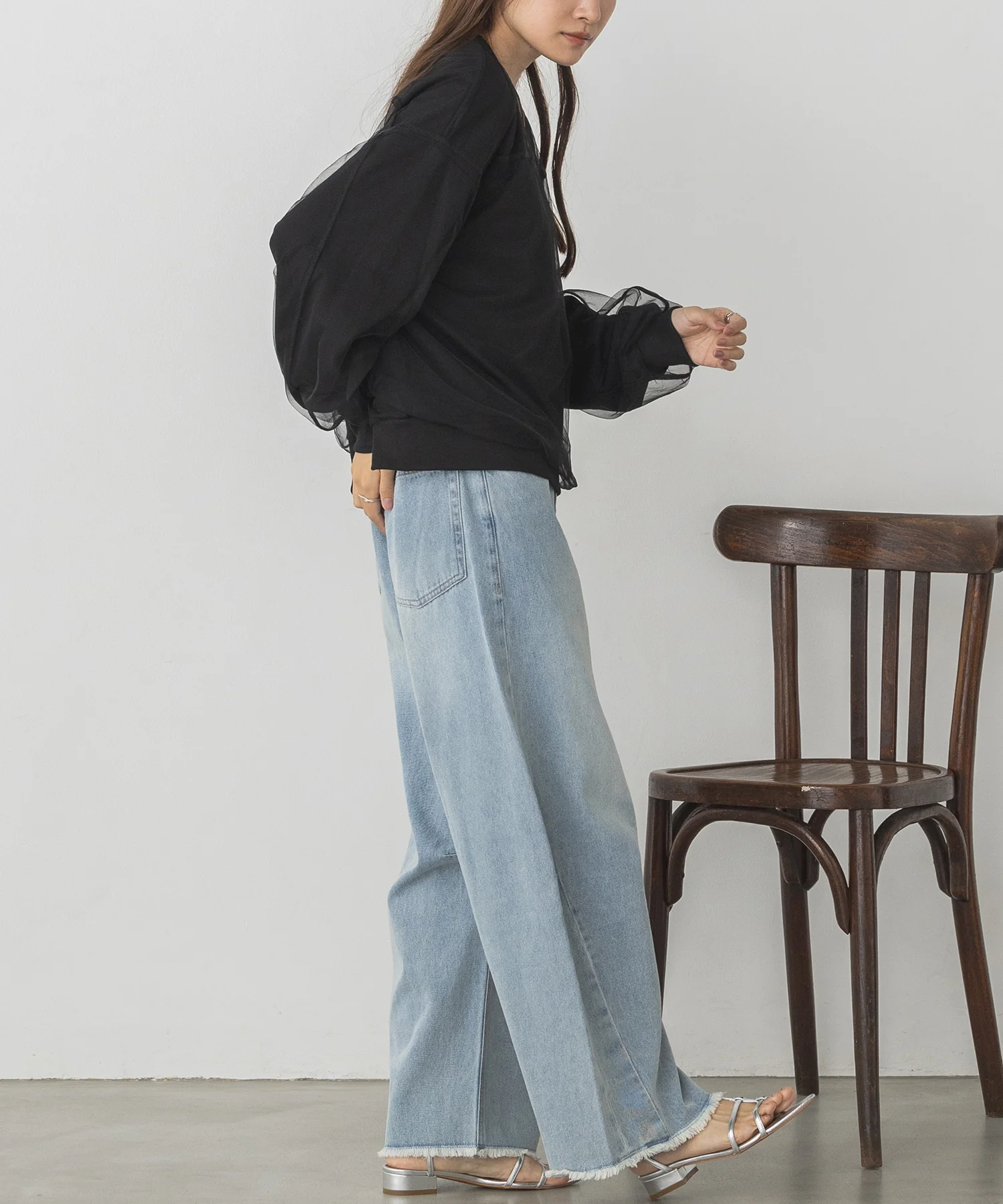 【新色追加】チュールスウェット トップス