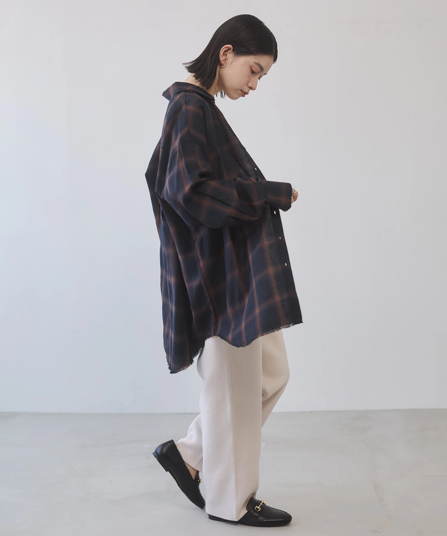 ニット ワイドパンツ