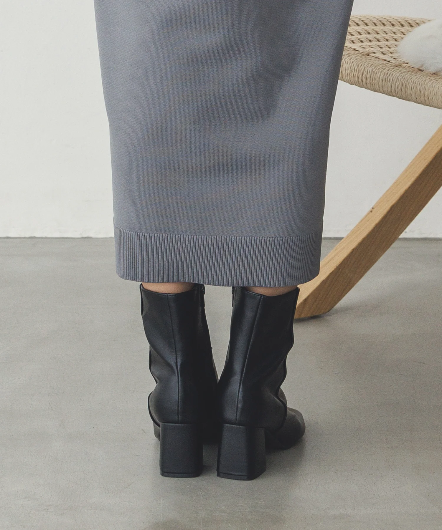 前後２WAY スウェットライクワンピース