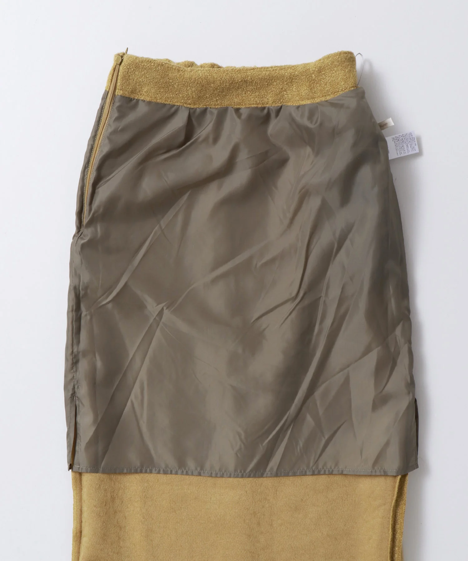 ミニブークレ ロングスカート