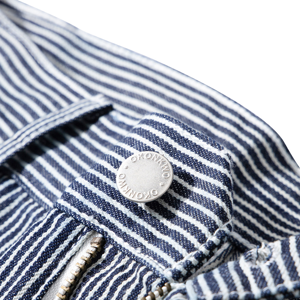 アメカジ　ストライプカーゴパンツ