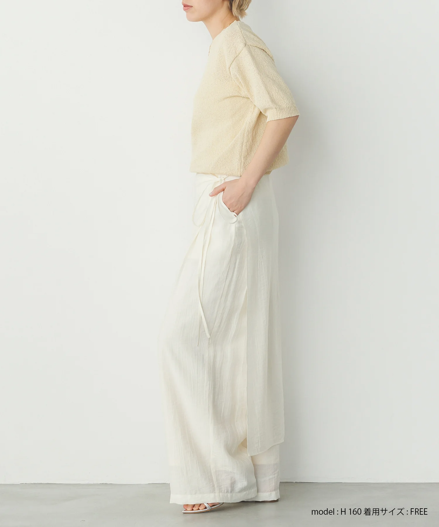 【別注】ハーフスリーブ サマーニット