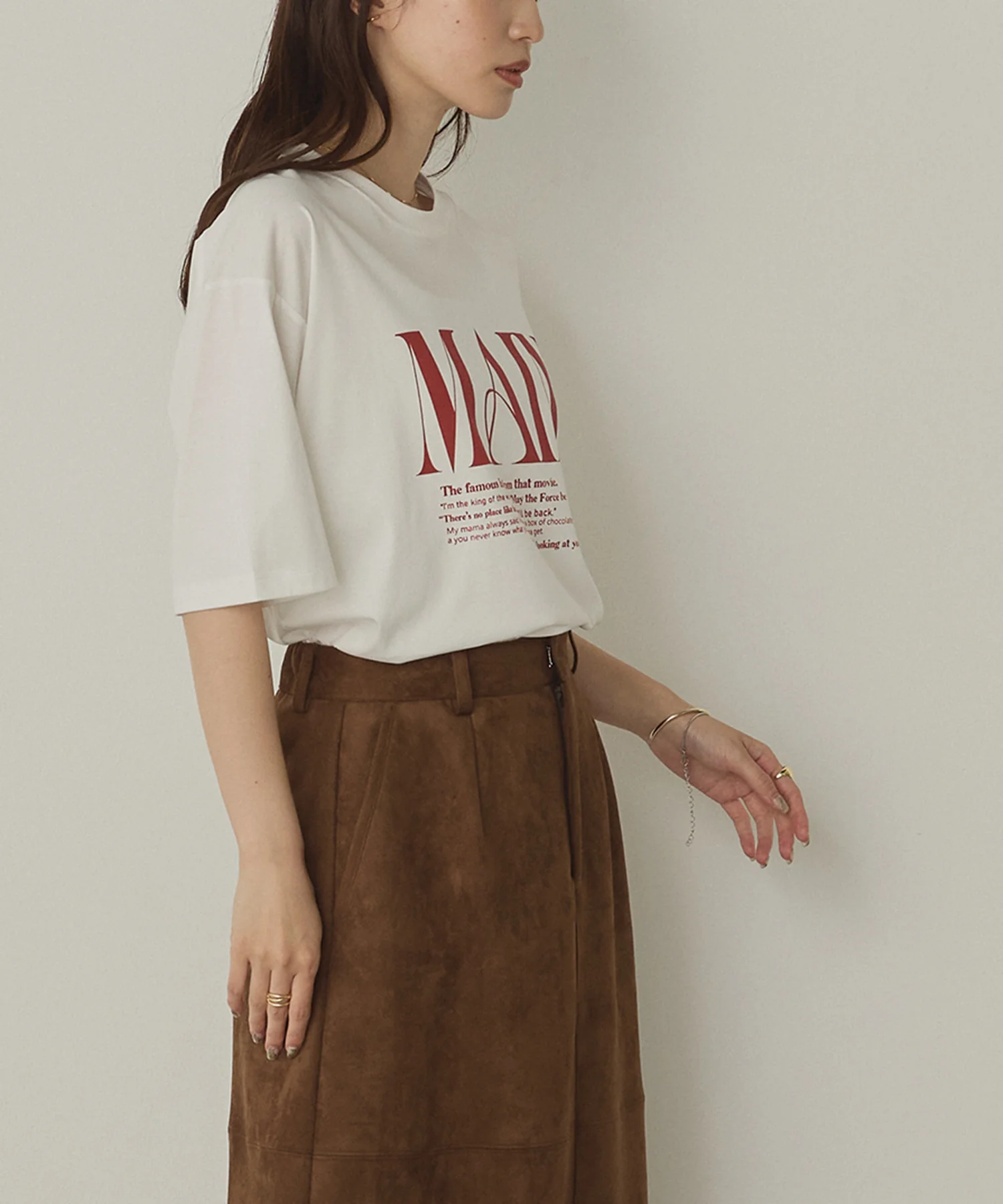 ロゴプリント 半袖T