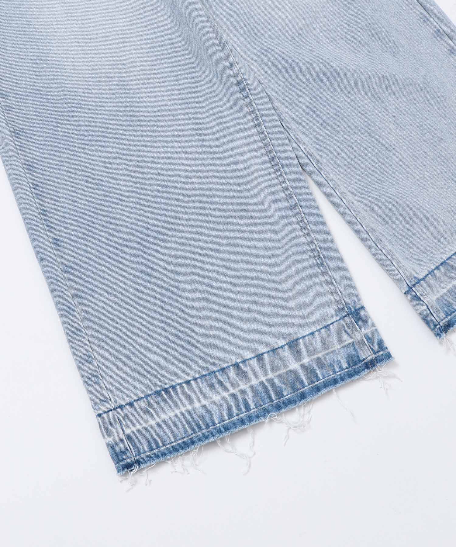 オーバーダイ デニムバギーパンツ