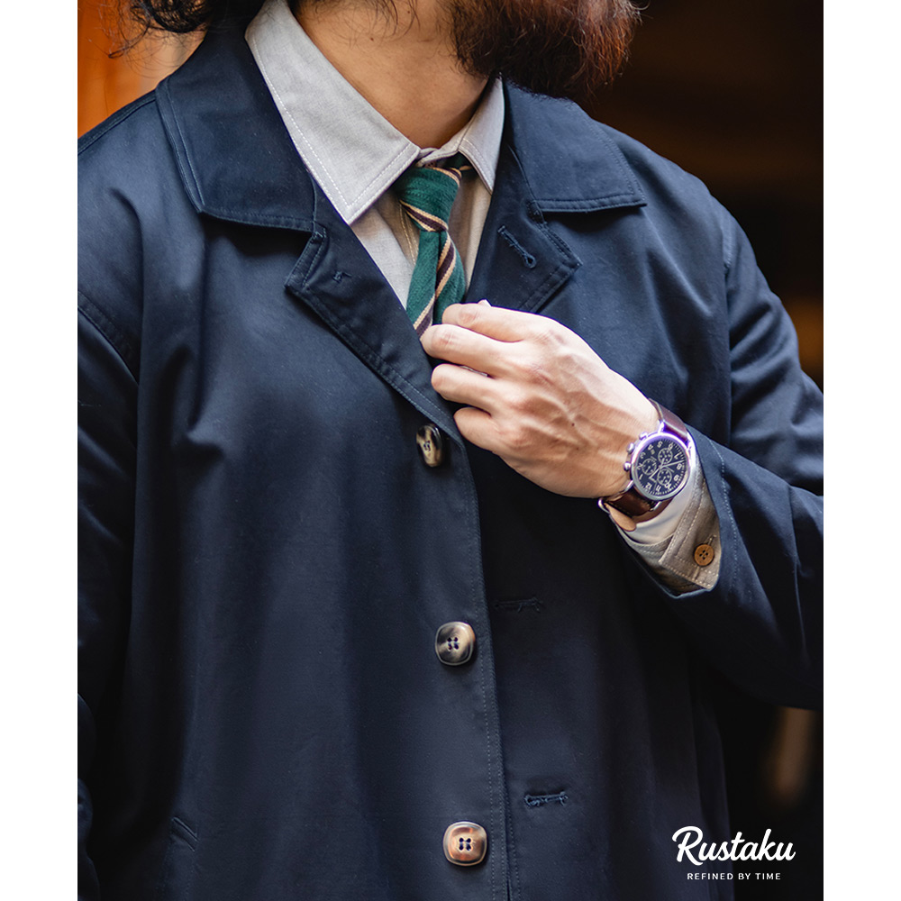 「ラギッドジェントル」コットンツイル バルマカーンコート