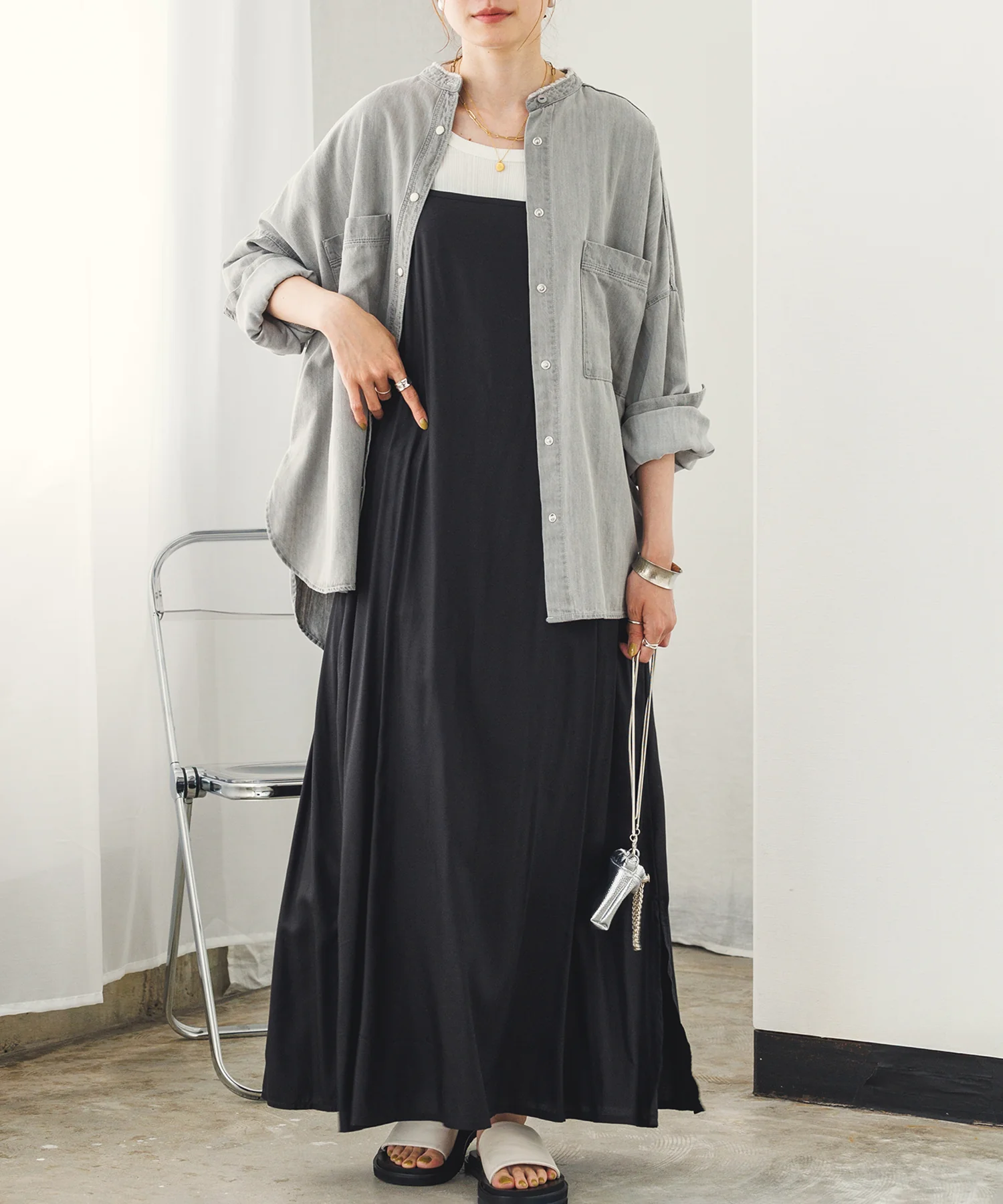 【新色追加】デニムオーバーシャツ