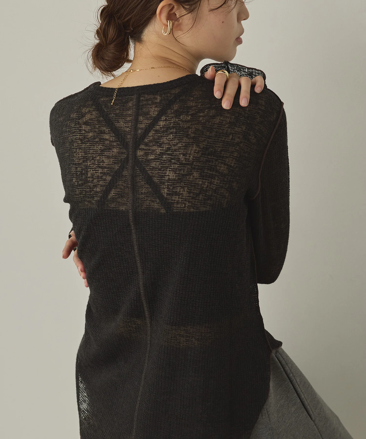 【新色追加】配色メロウ シアートップス