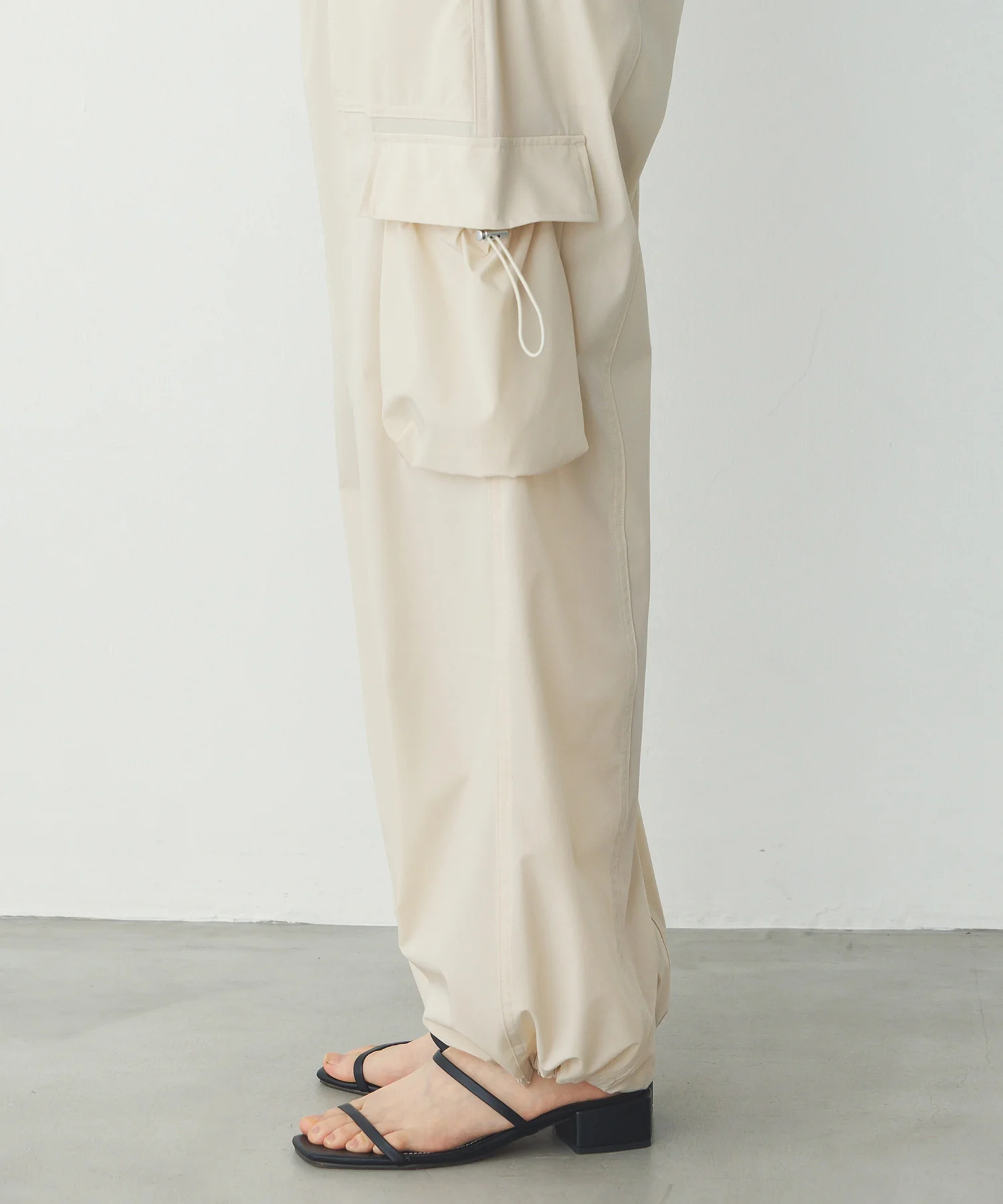 【接触冷感】パラシュートパンツ