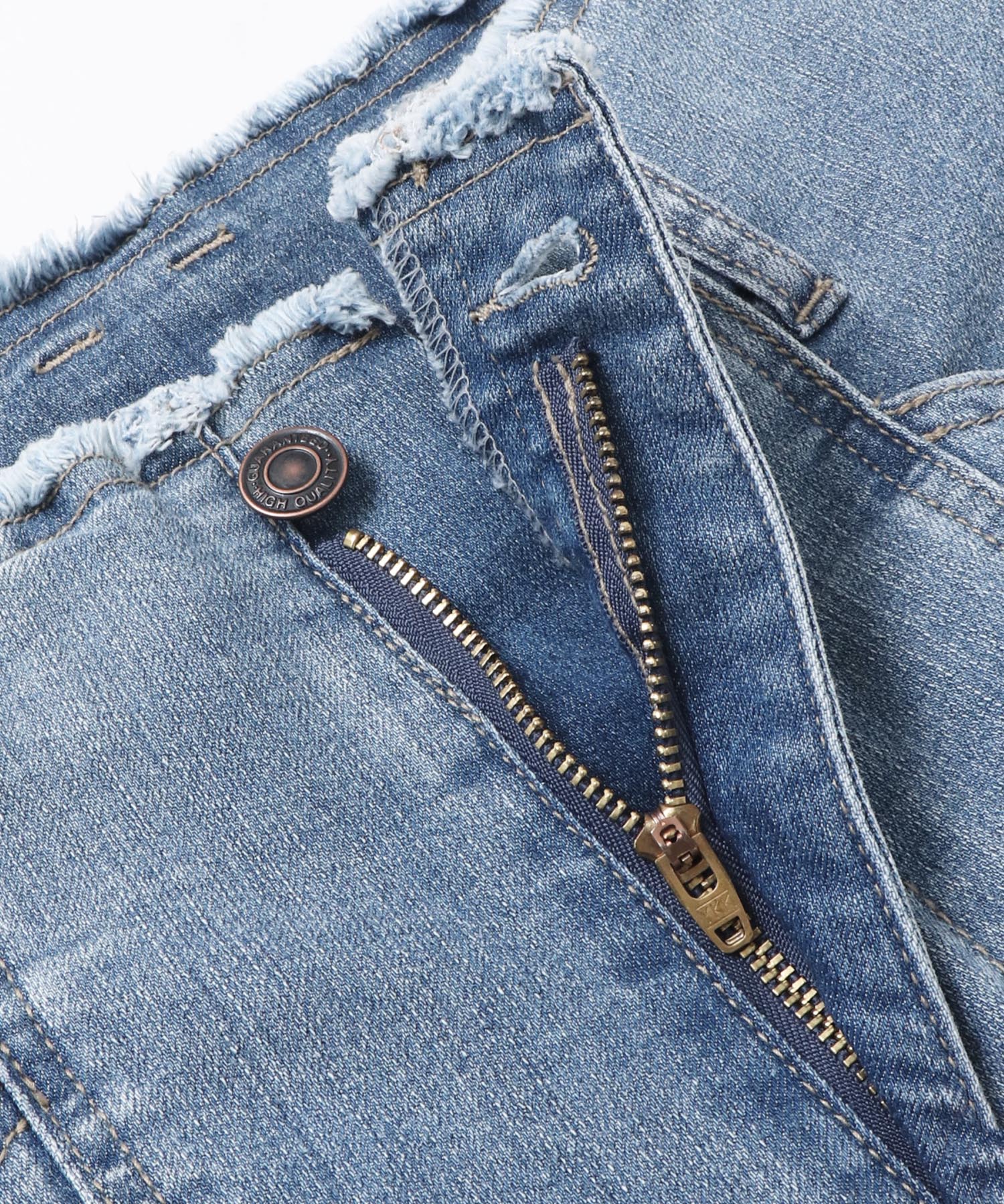 ツイル/デニム ワイドパンツ