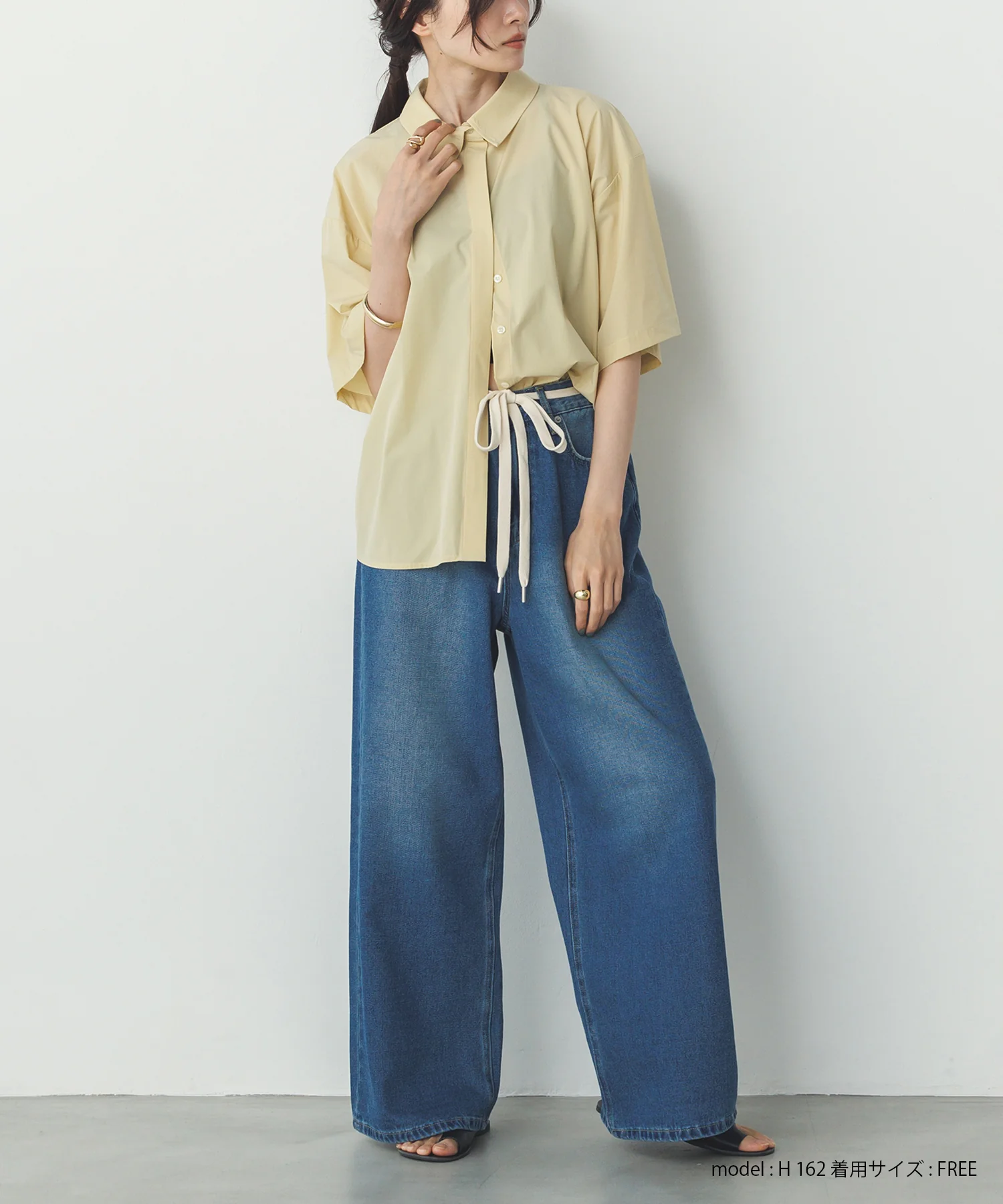 【新色追加】【接触冷感】 バックタックシャツ