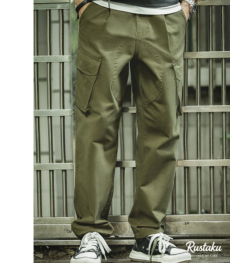 イギリス海軍ワークパンツ　チノ生地