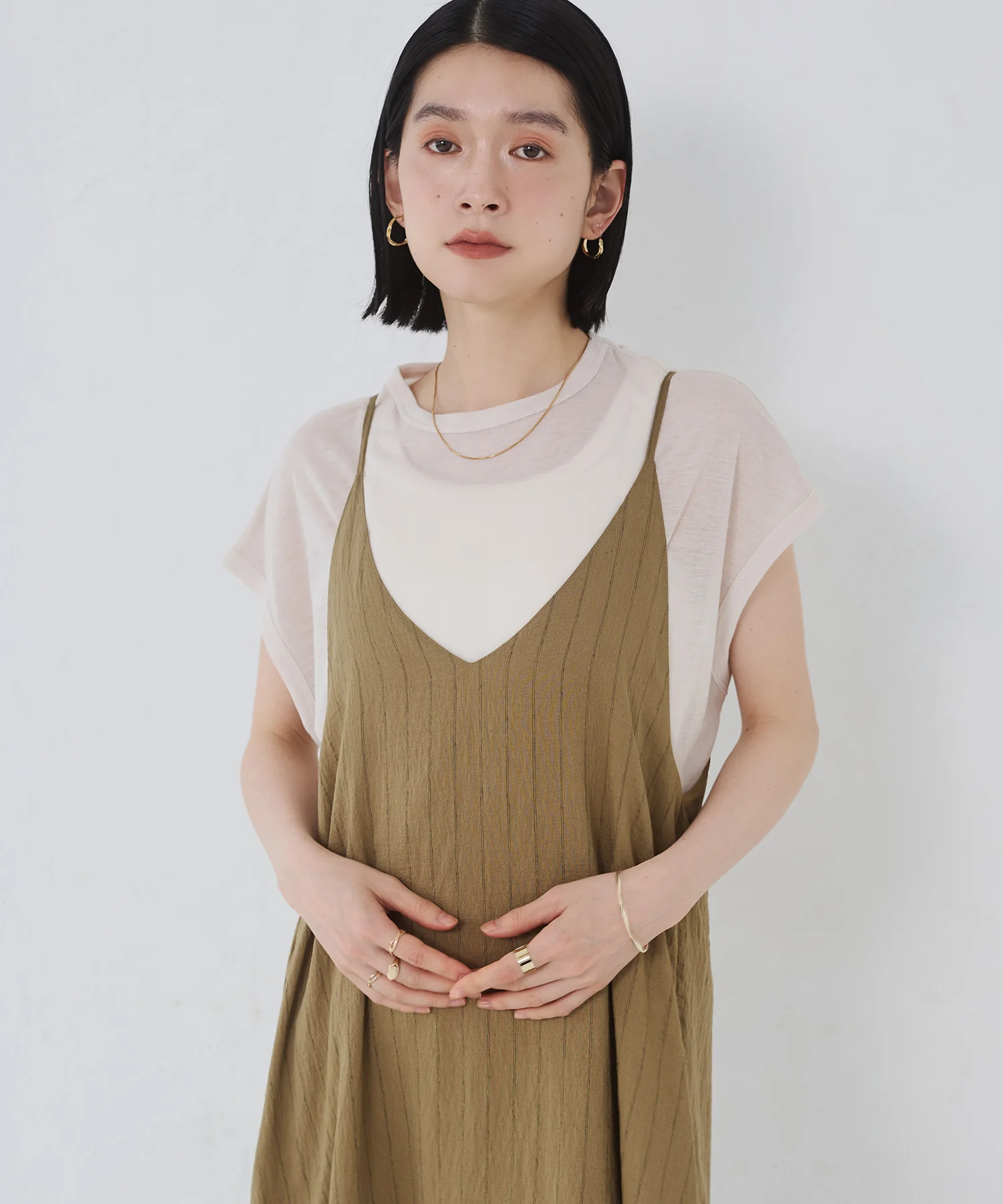 オーバーフレンチ シアーTシャツ