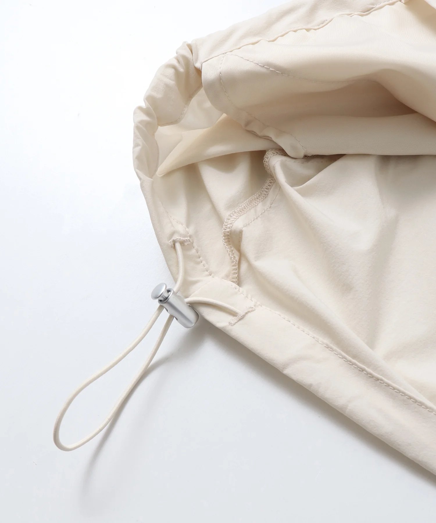 【接触冷感】フード付 ギャザーブルゾン