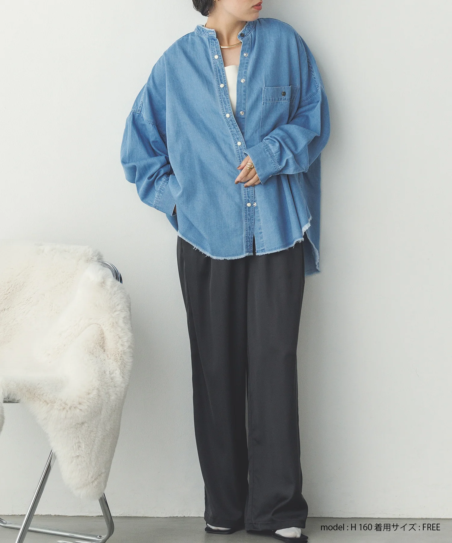 【WEB限定/別注】サテンパラシュートパンツ