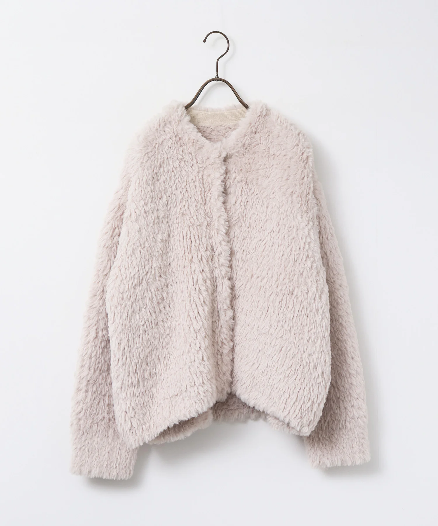 ファー ニットコート