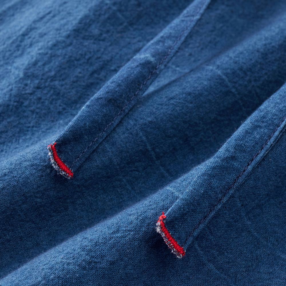 藍染 メンズコットンワイドパンツ