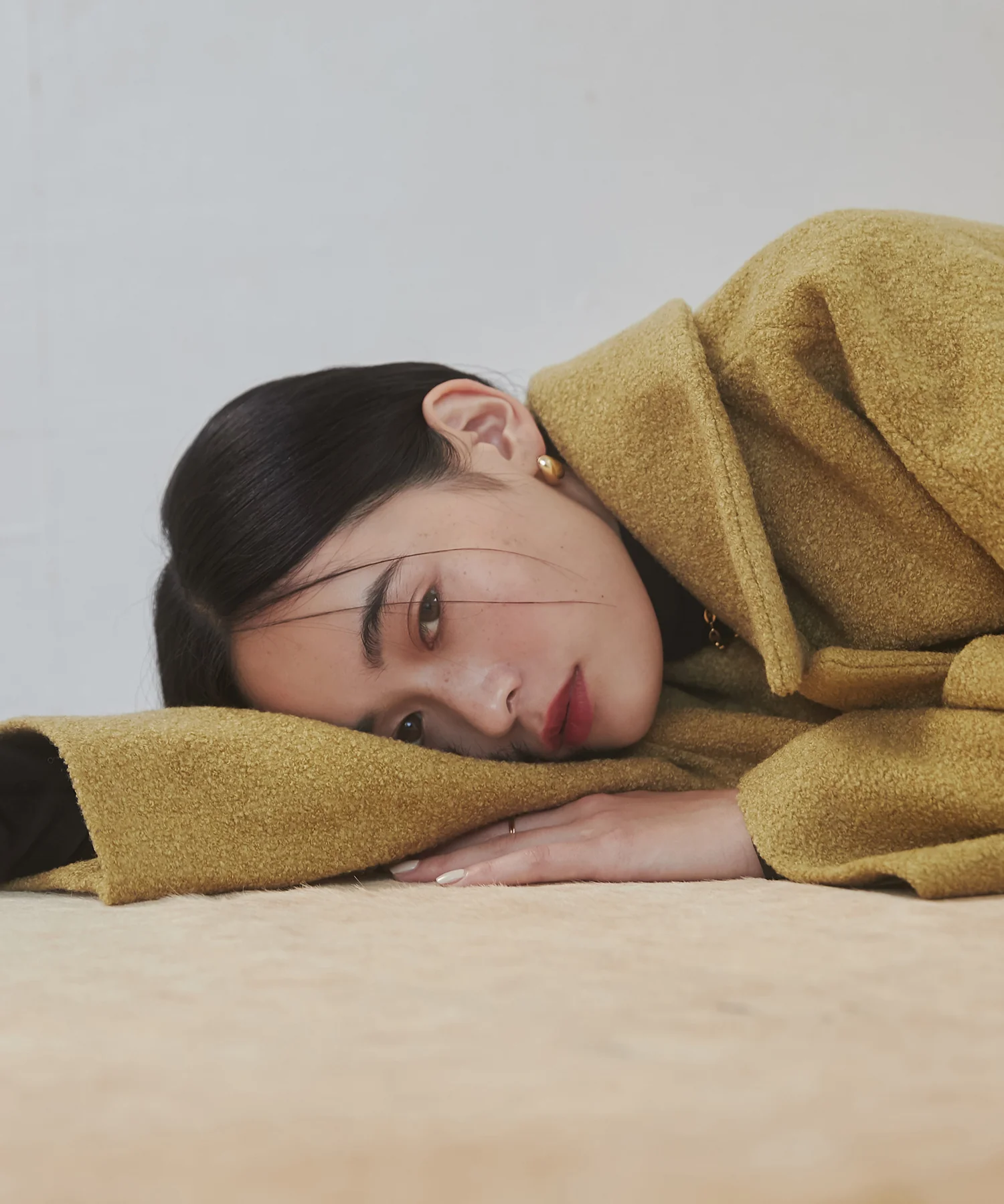 ミニブークレ オーバージャケット