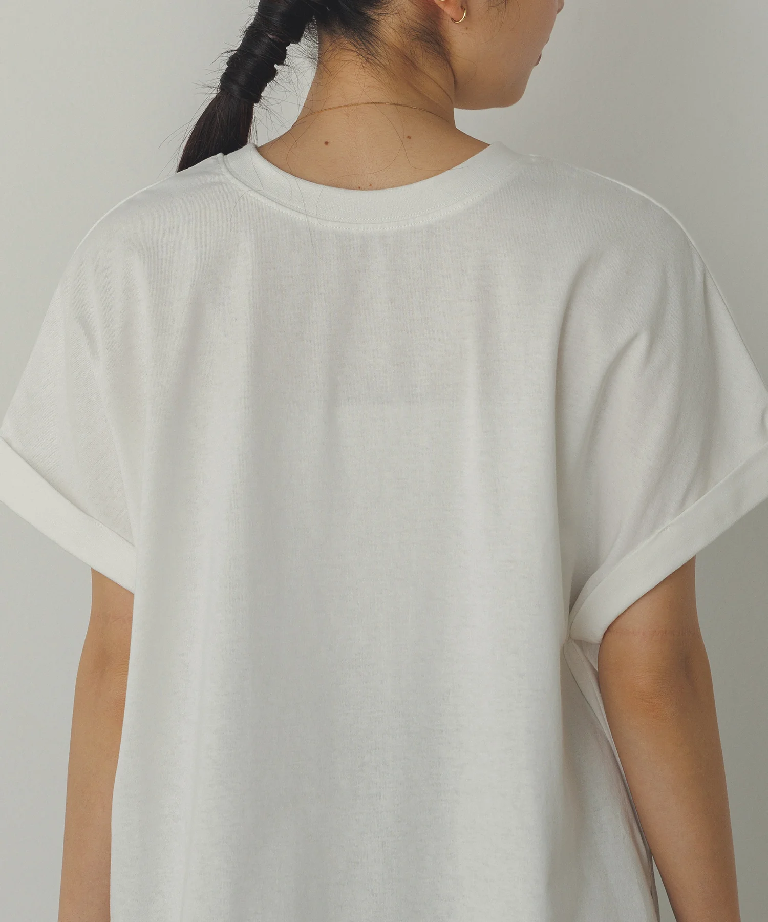 前後2WAY ロゴプリントTシャツ