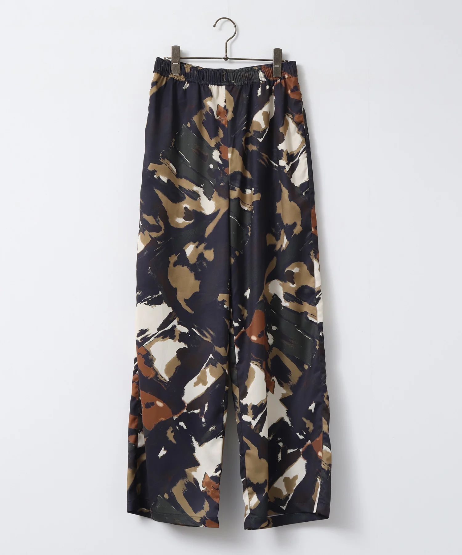 ジョーゼット柄 ストレートパンツ