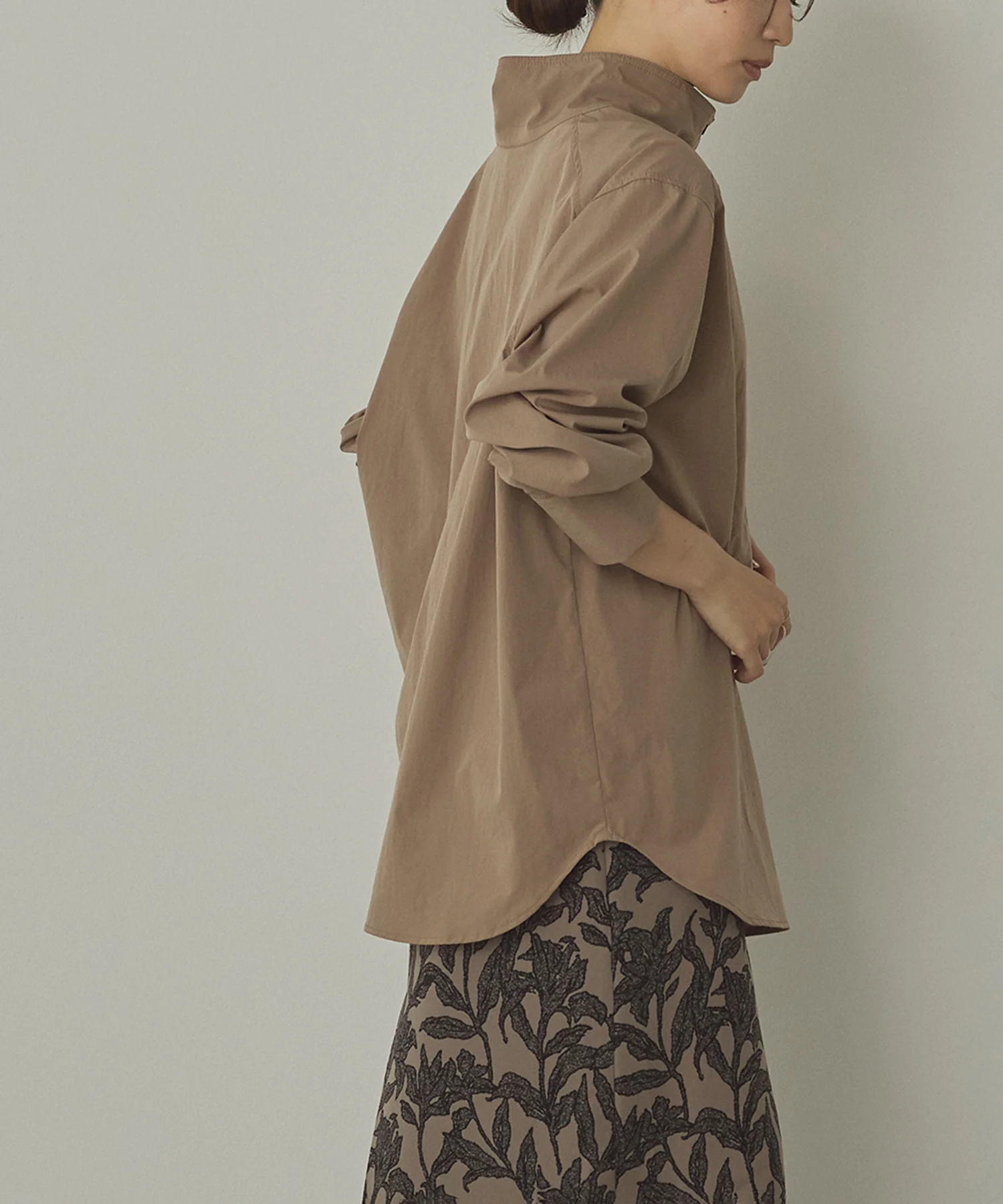 2WAY ハイネックシャツ