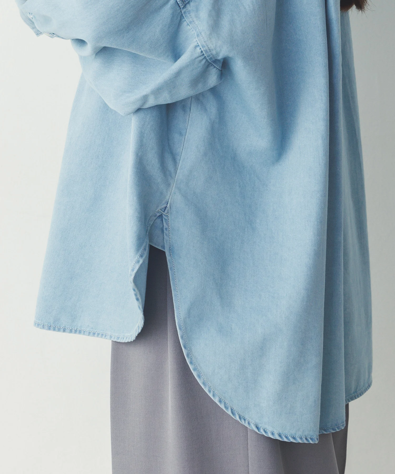 【新色追加】デニムオーバーシャツ