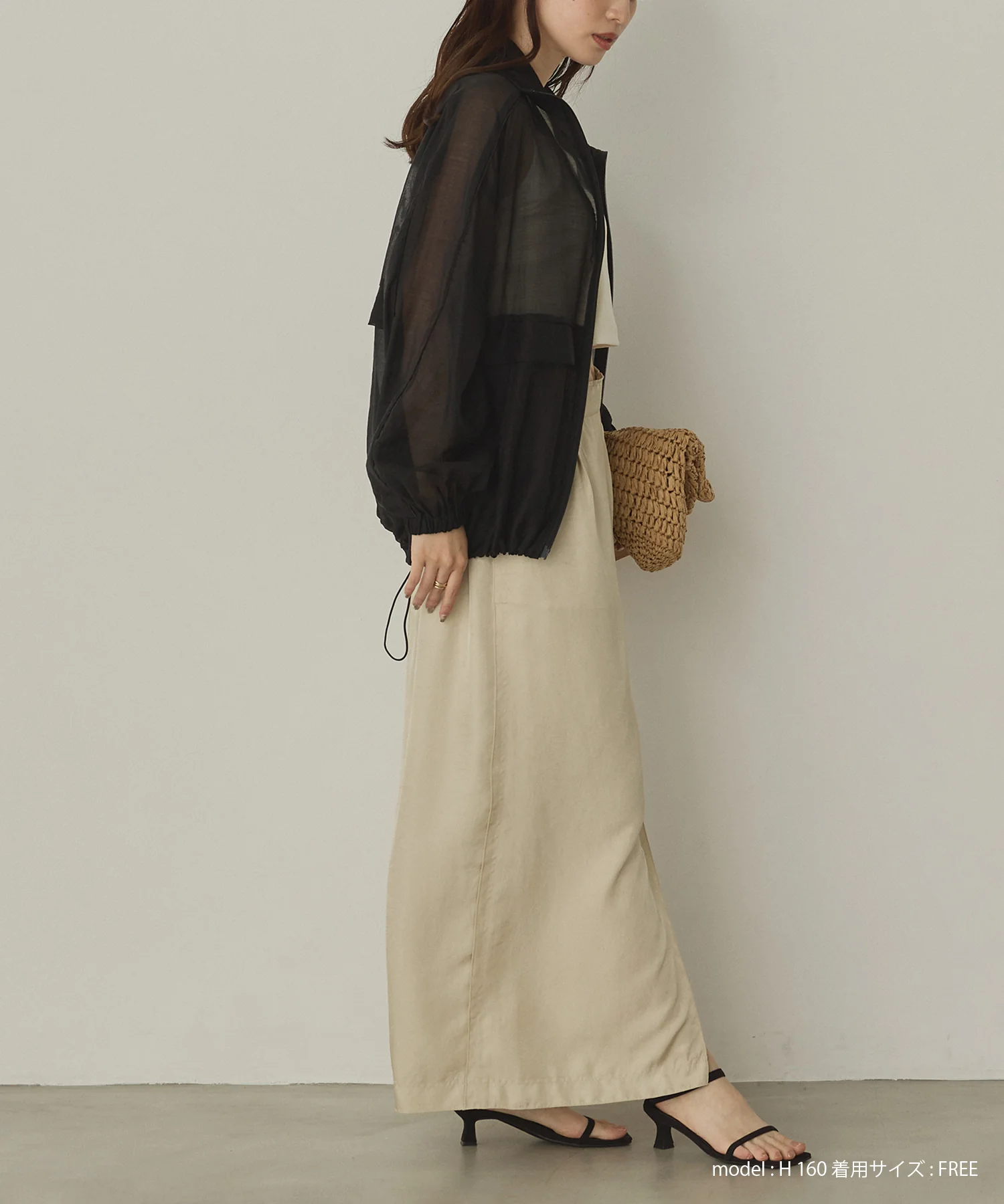 セルロース ナイロンシアー Wジップブルゾン