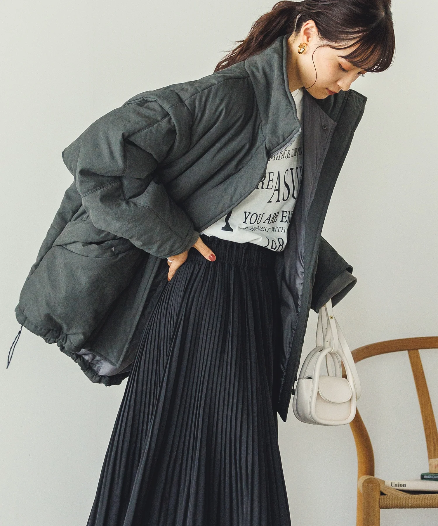 袖取り外しモッズコート