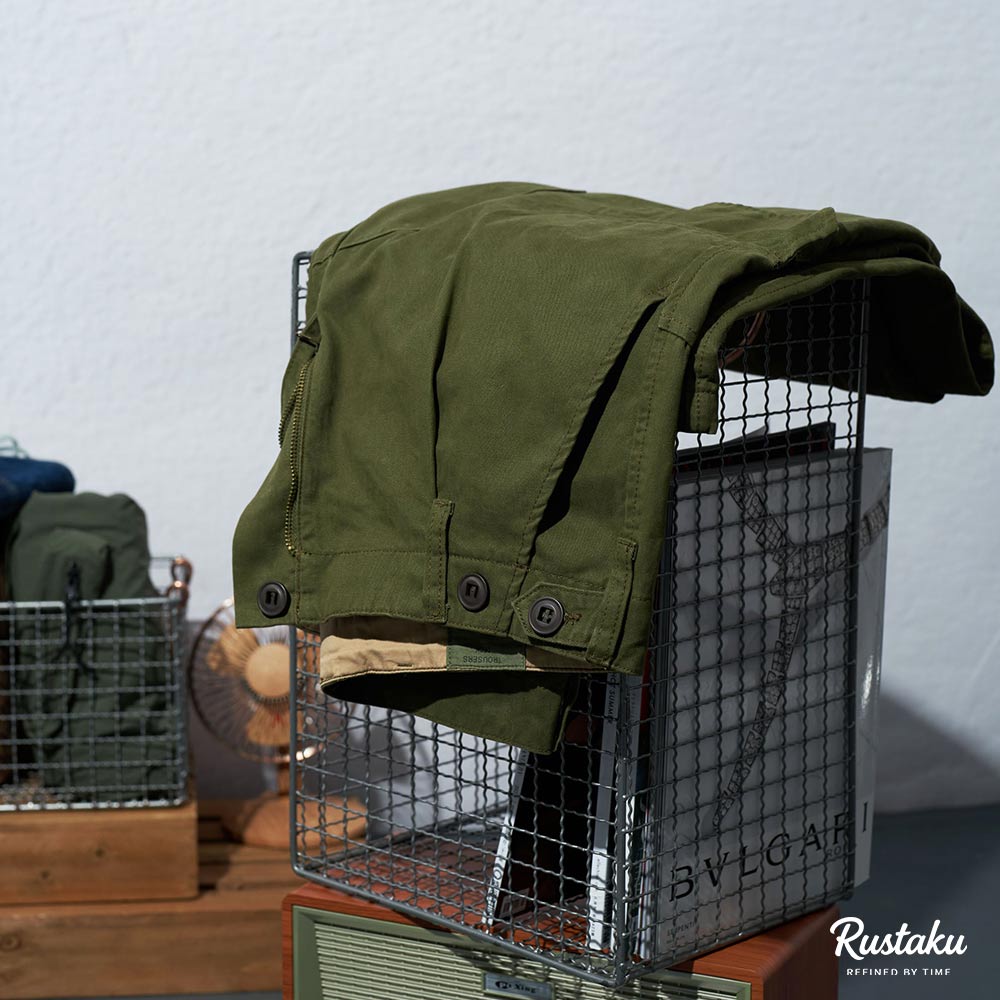 イギリス海軍ワークパンツ　チノ生地