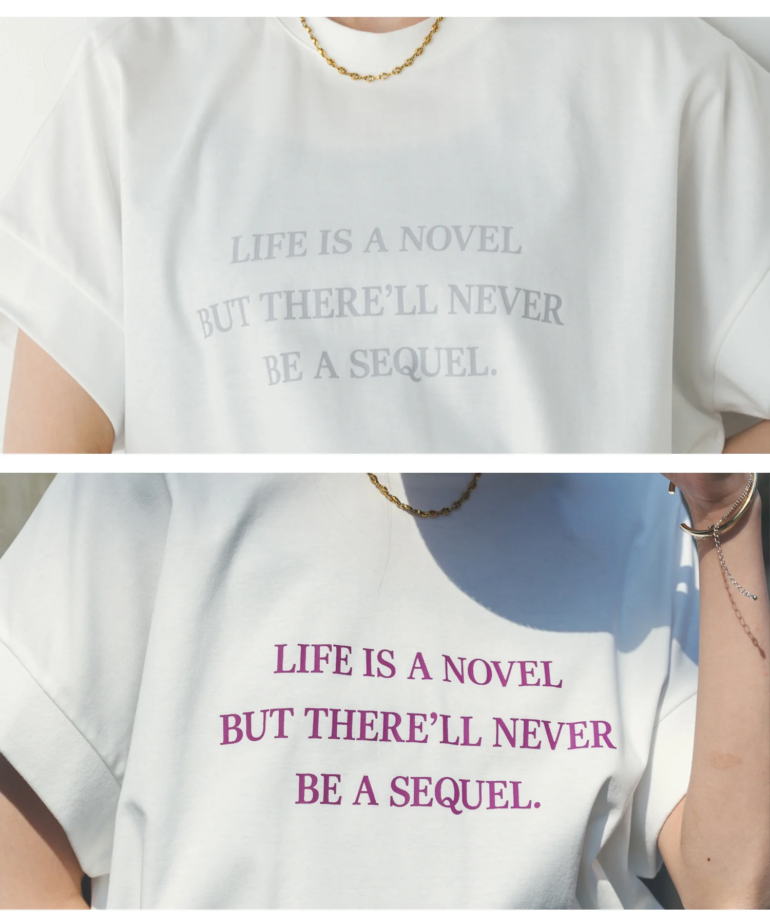 紫外線変化 ロゴTシャツ