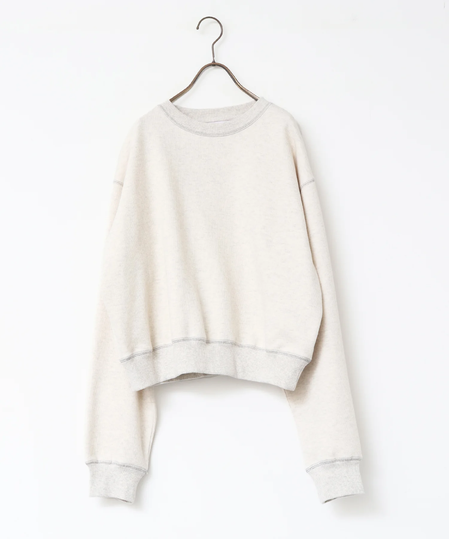 シャイニー糸ステッチ スウェット