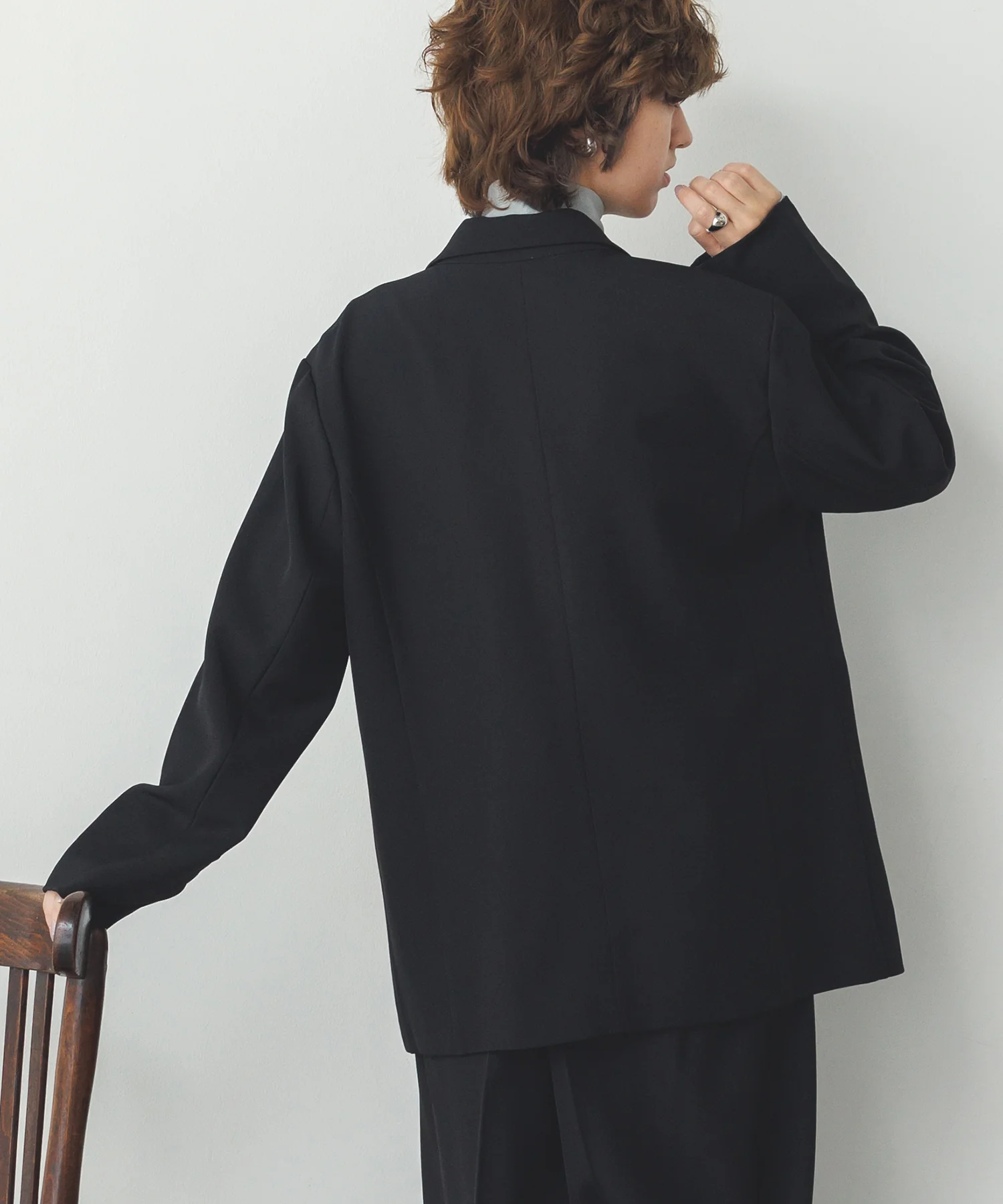 ストレッチポリツイル オーバージャケット