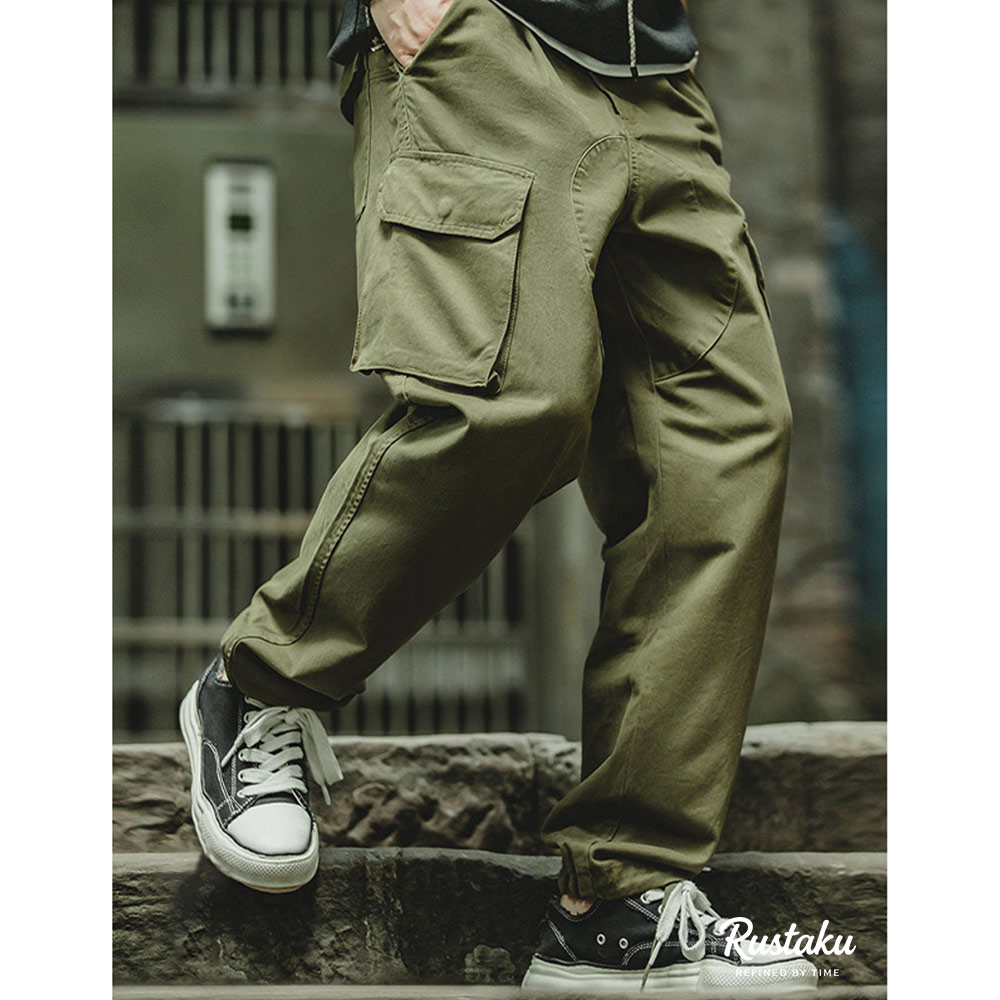 イギリス海軍ワークパンツ　チノ生地