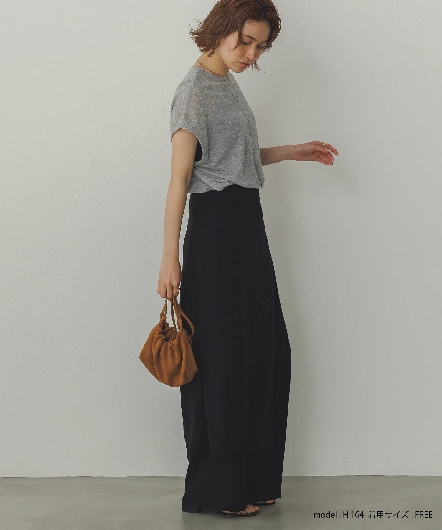 オーバーフレンチ シアーTシャツ