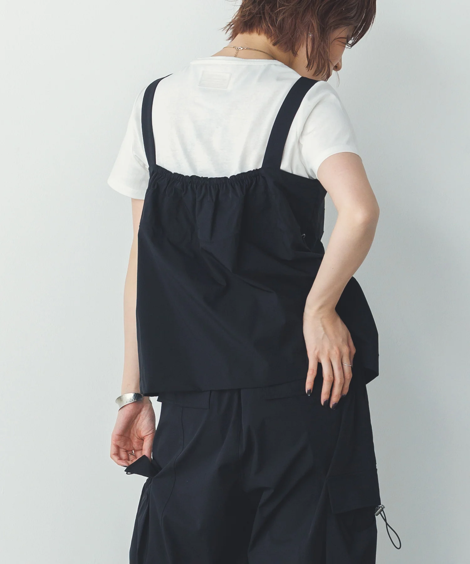 【接触冷感】2WAY バックドロストビスチェ