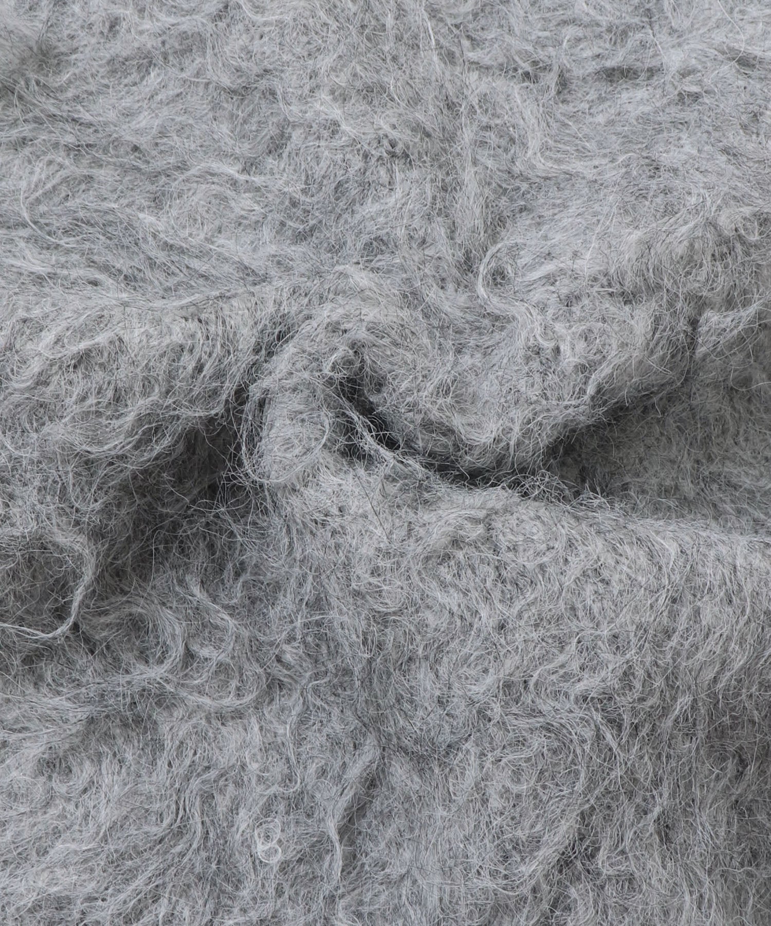 起毛シャギー ニットカーディガン