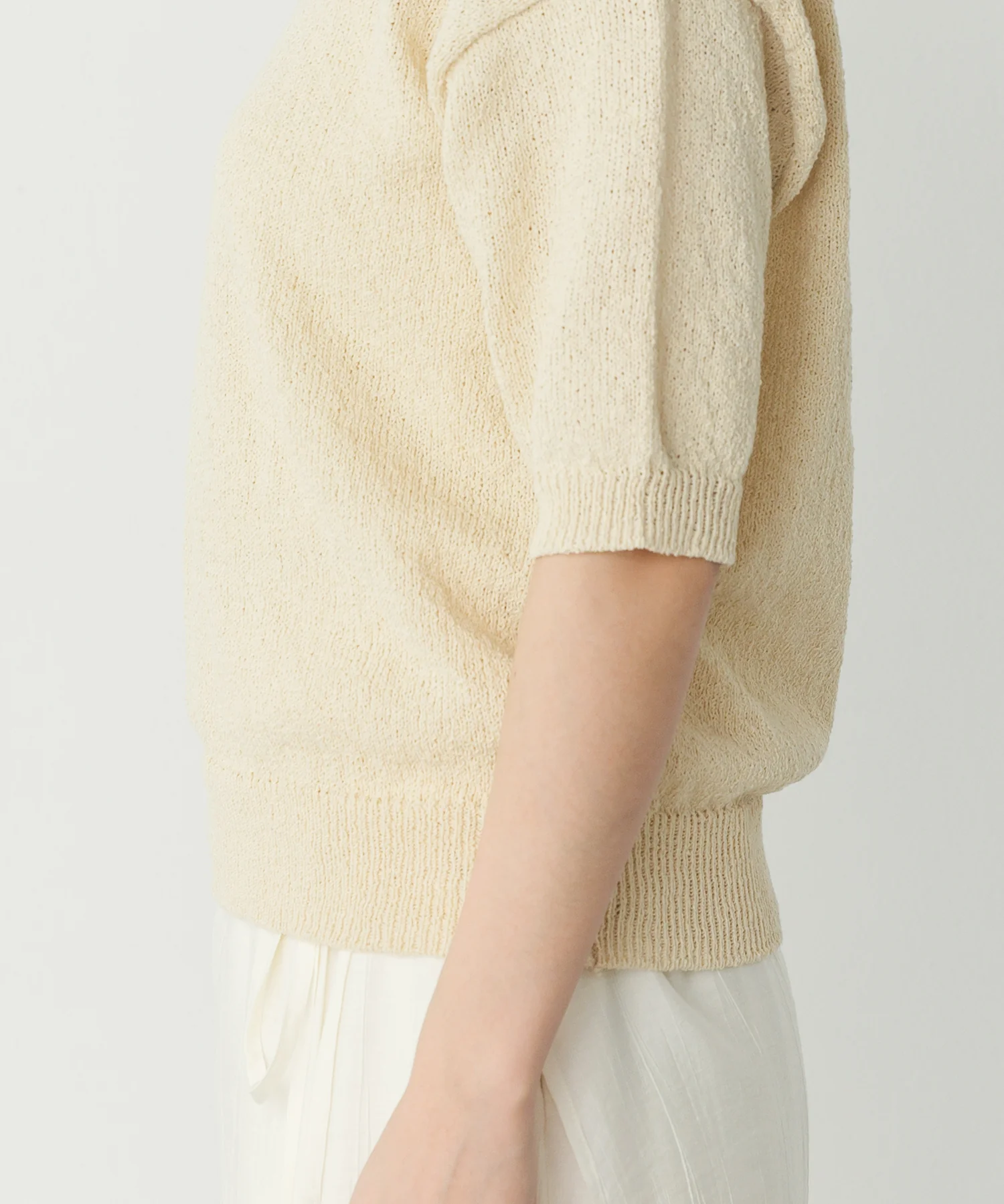 【別注】ハーフスリーブ サマーニット