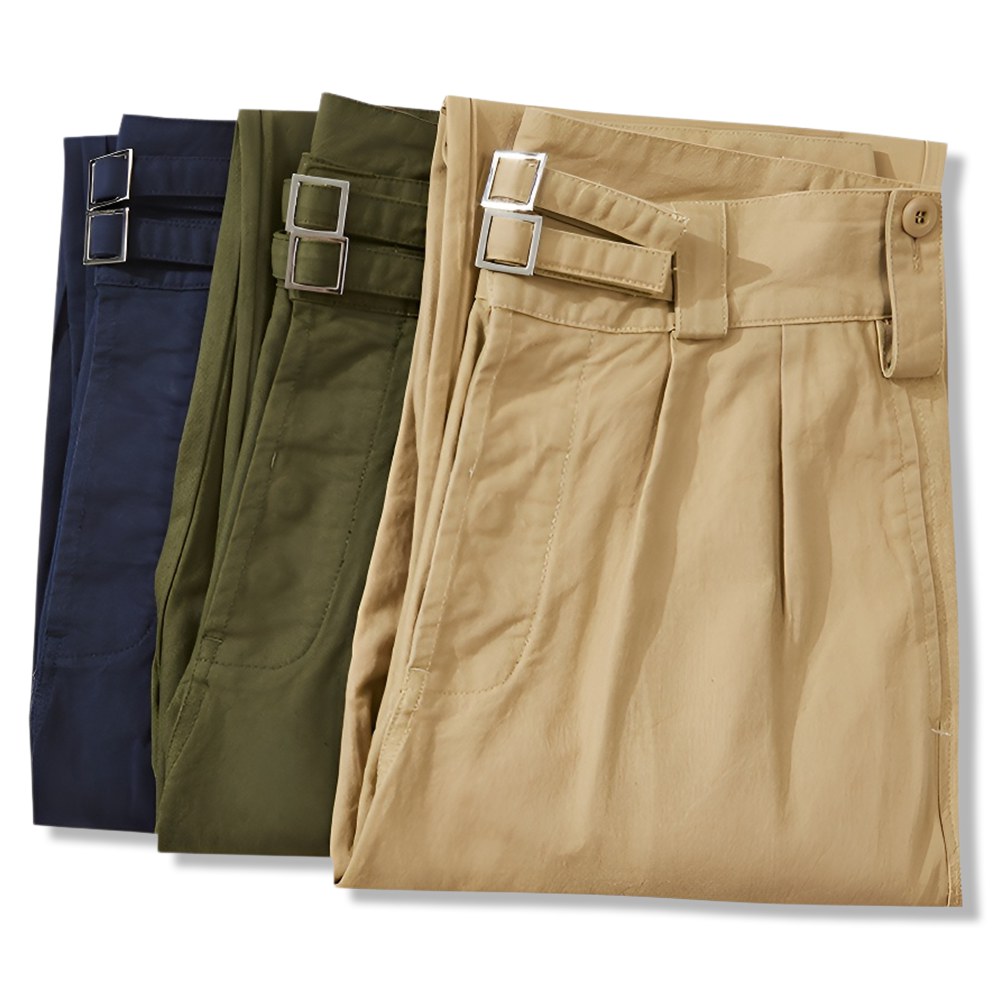 グルカ風バミューダカジュアルパンツ